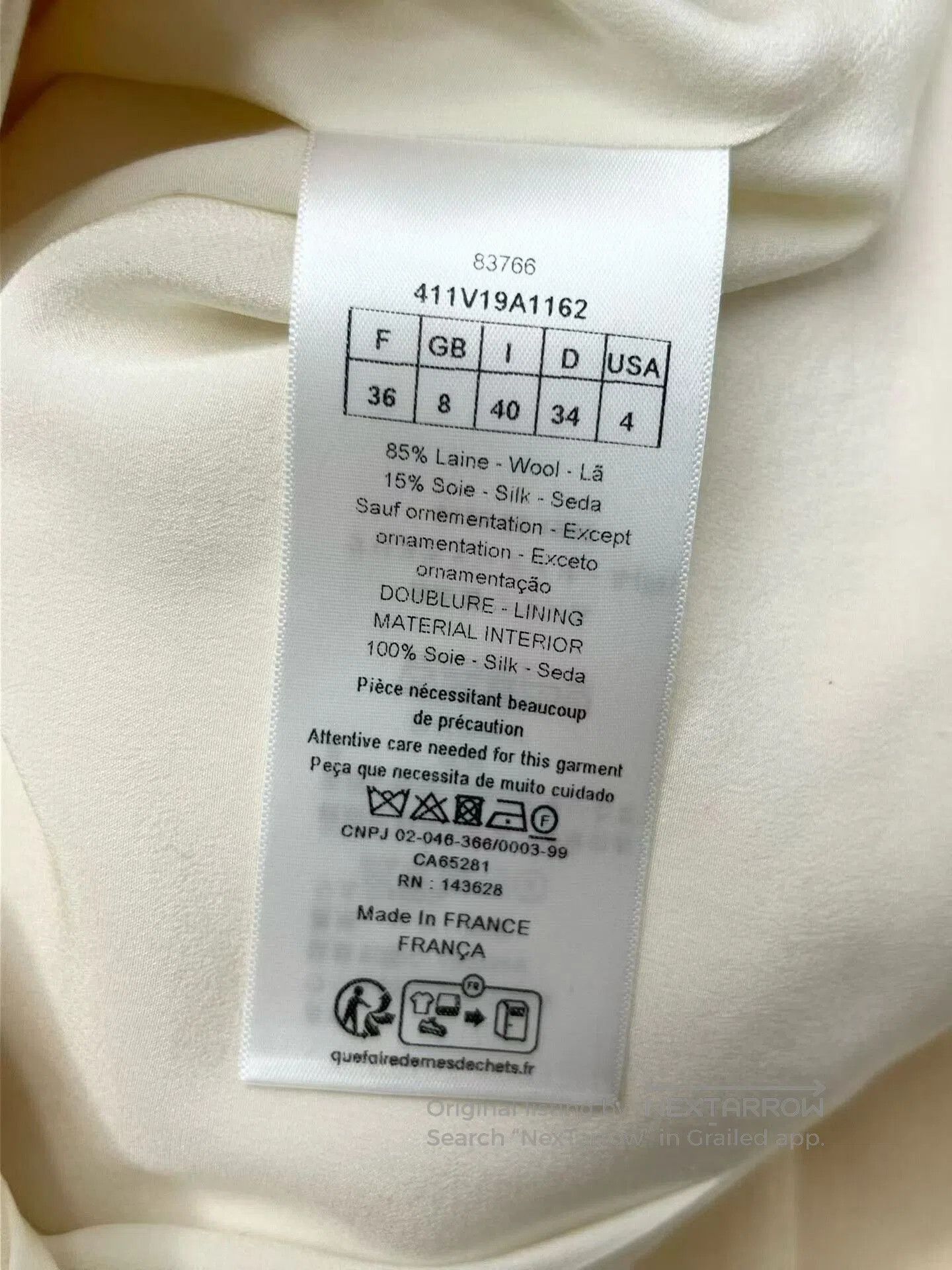 Dior Dior Pearl Button Chinese Style Jacket. Size XS / US 0-2 / IT 36-38 - 8 Thumbnail