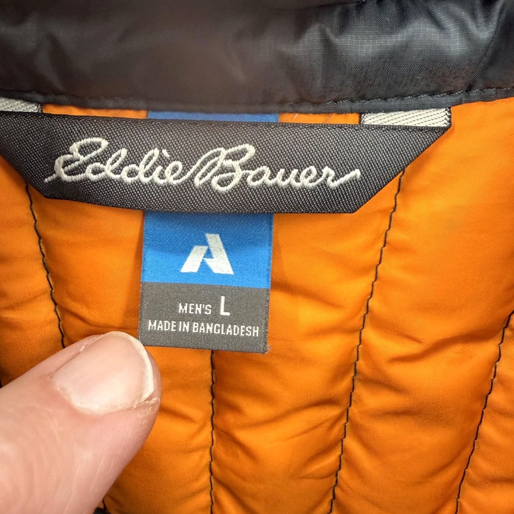 Eddie Bauer Eddie Bauer Vest Mens L Gray StormDown Quilted Full Zip Puffer Outdoor Size US L / EU 52-54 / 3 - 3 Thumbnail