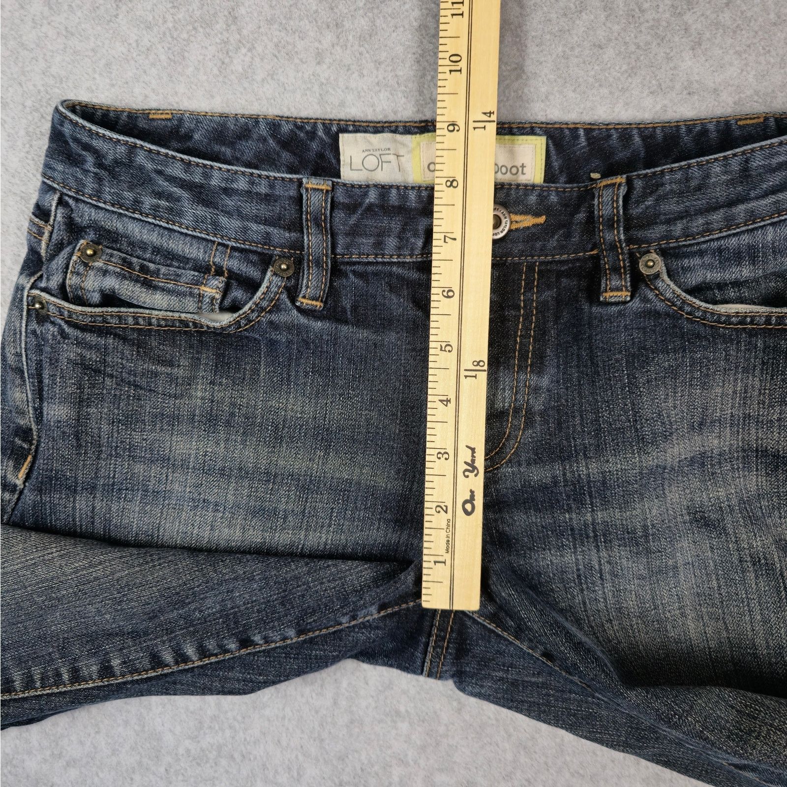 Loft Loft Jeans Womens Size 4 Original Boot 30" Waist Size 27" / US 4 / IT 40 - 14 Thumbnail