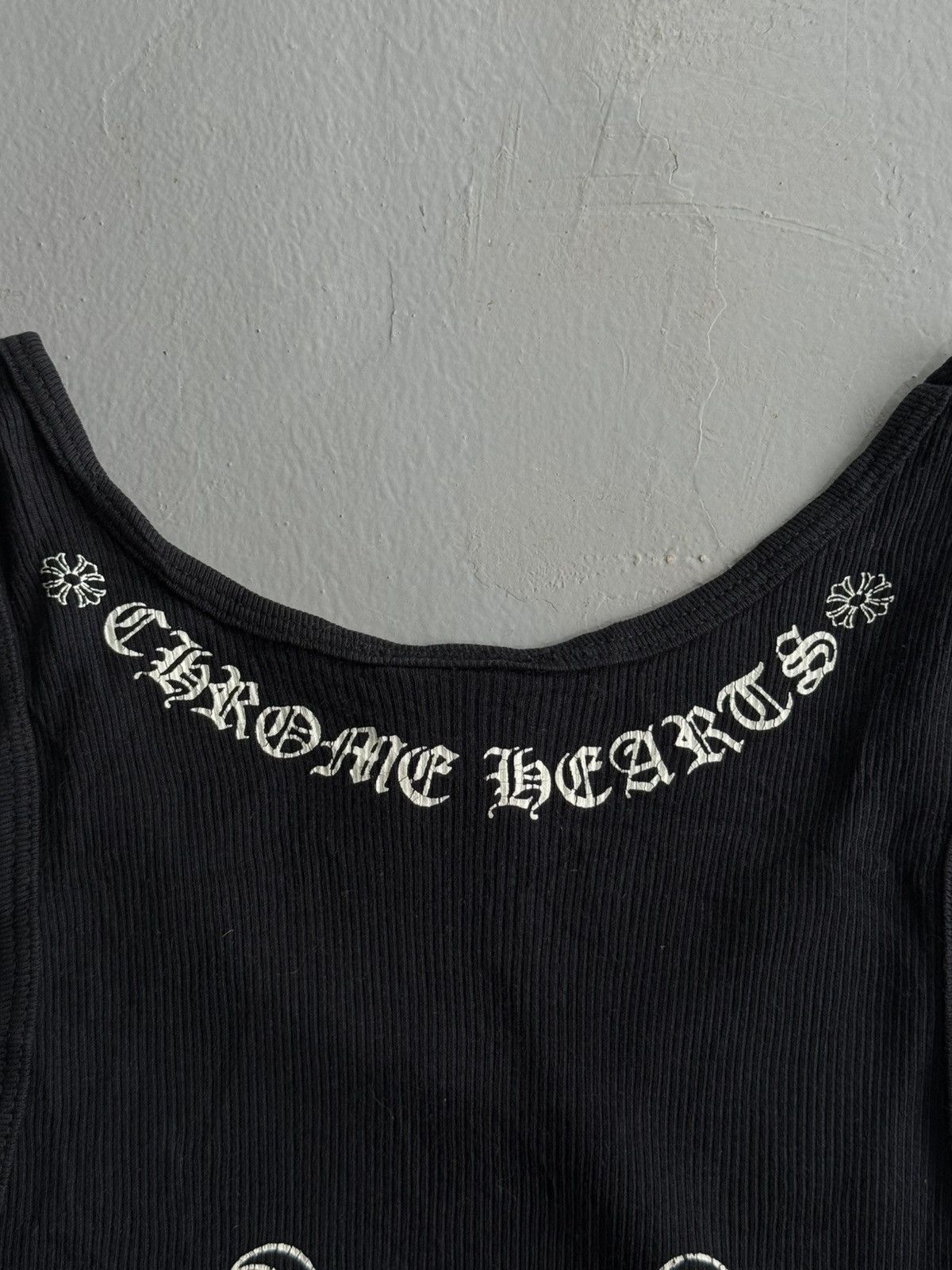Chrome Hearts RARE 90s - Womens Double Dagger Knit Tank Top Size M / US 6-8 / IT 42-44 - 5 Thumbnail
