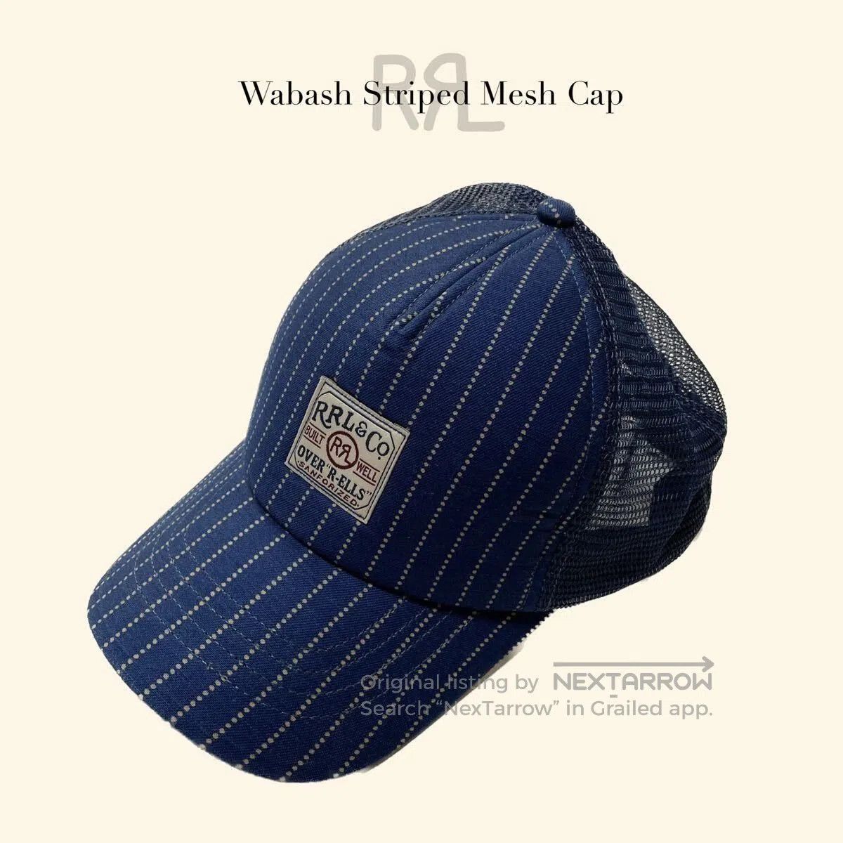 RRL Ralph Lauren RRL Wabash Blue Dye Baseball Cap. Size ONE SIZE - 1 Thumbnail