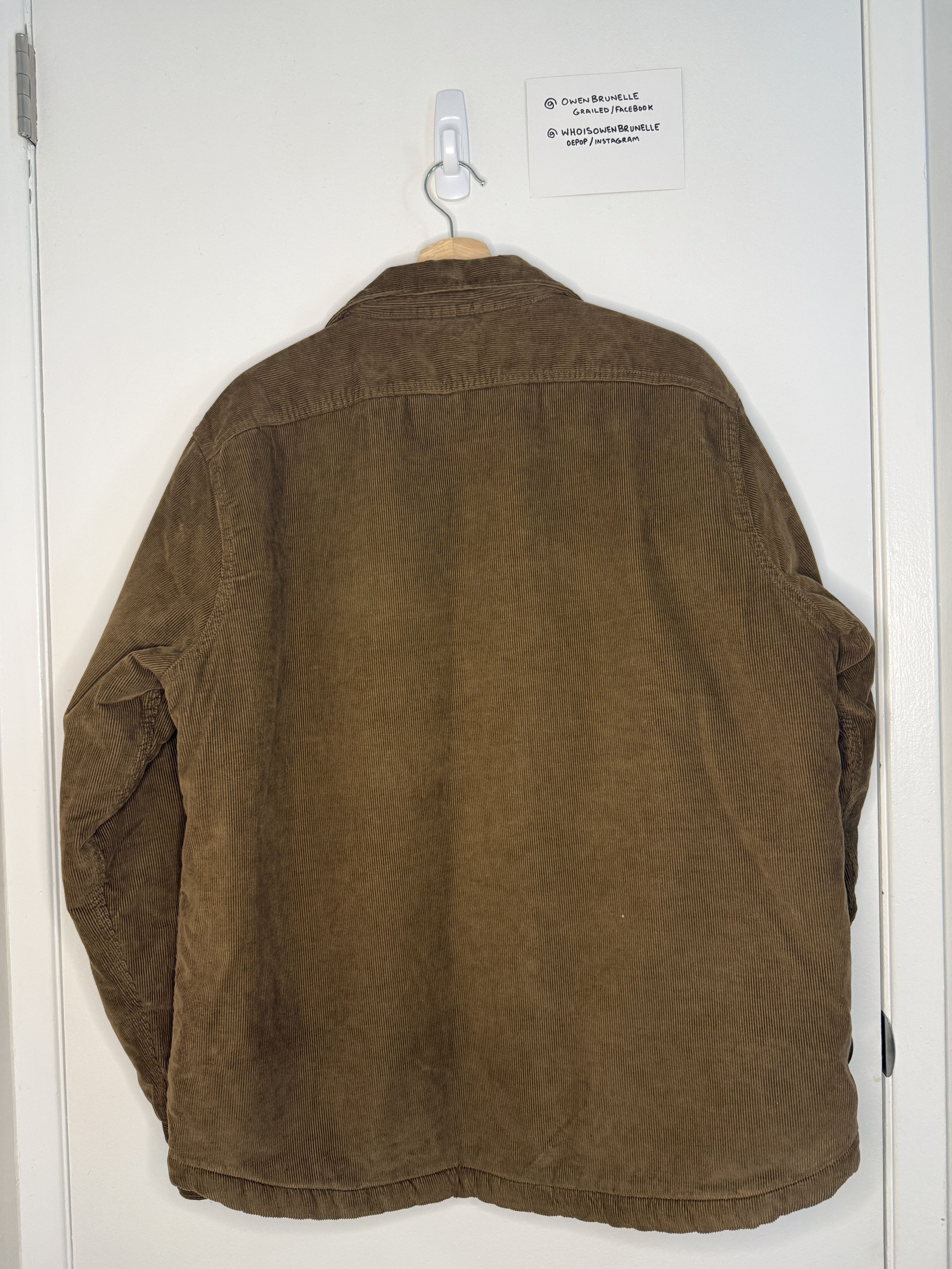 J.Crew J.Crew Sherpa Lined Corduroy Shirt Jacket Brown L Size US L / EU 52-54 / 3 - 2 Thumbnail