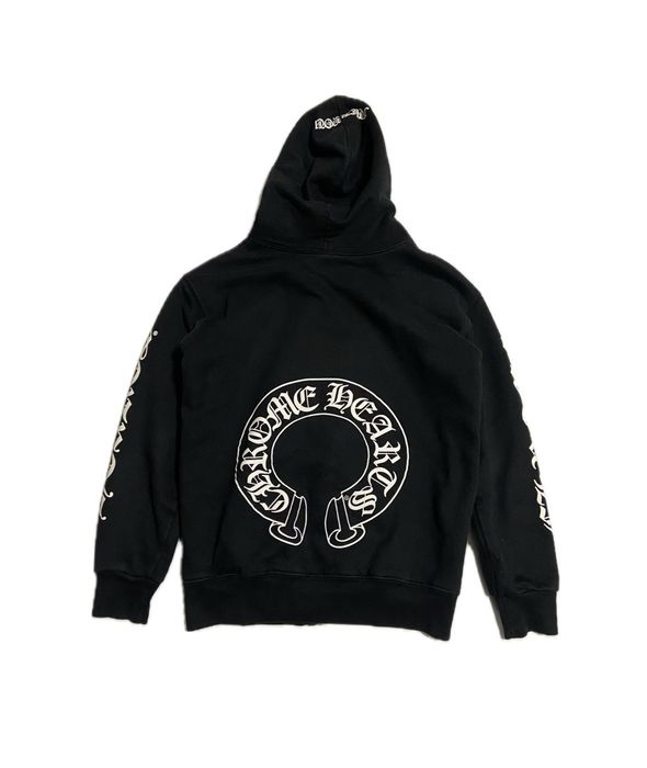 Chrome Hearts CHROME HEARTS FUCK YOU HORSESHOE HOODIE | Grailed