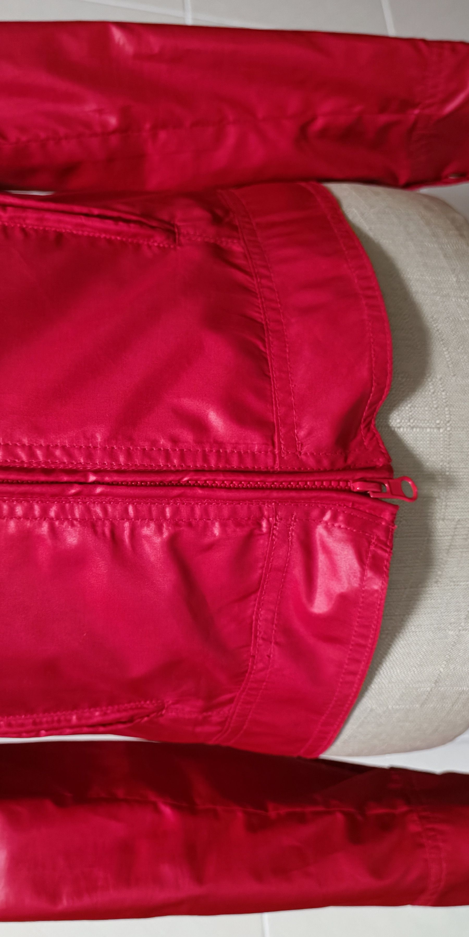 Jean Paul Gaultier Early 2000's - Biker red nylon jacket Size S / US 4 / IT 40 - 11 Thumbnail