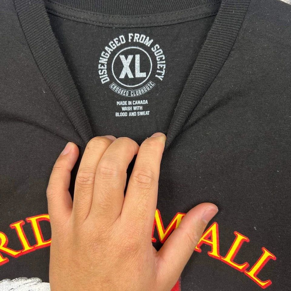 Other Ride 'Em All Shirt Men Black Short Sleeve Crew Neck XL Size US XL / EU 56 / 4 - 3 Thumbnail