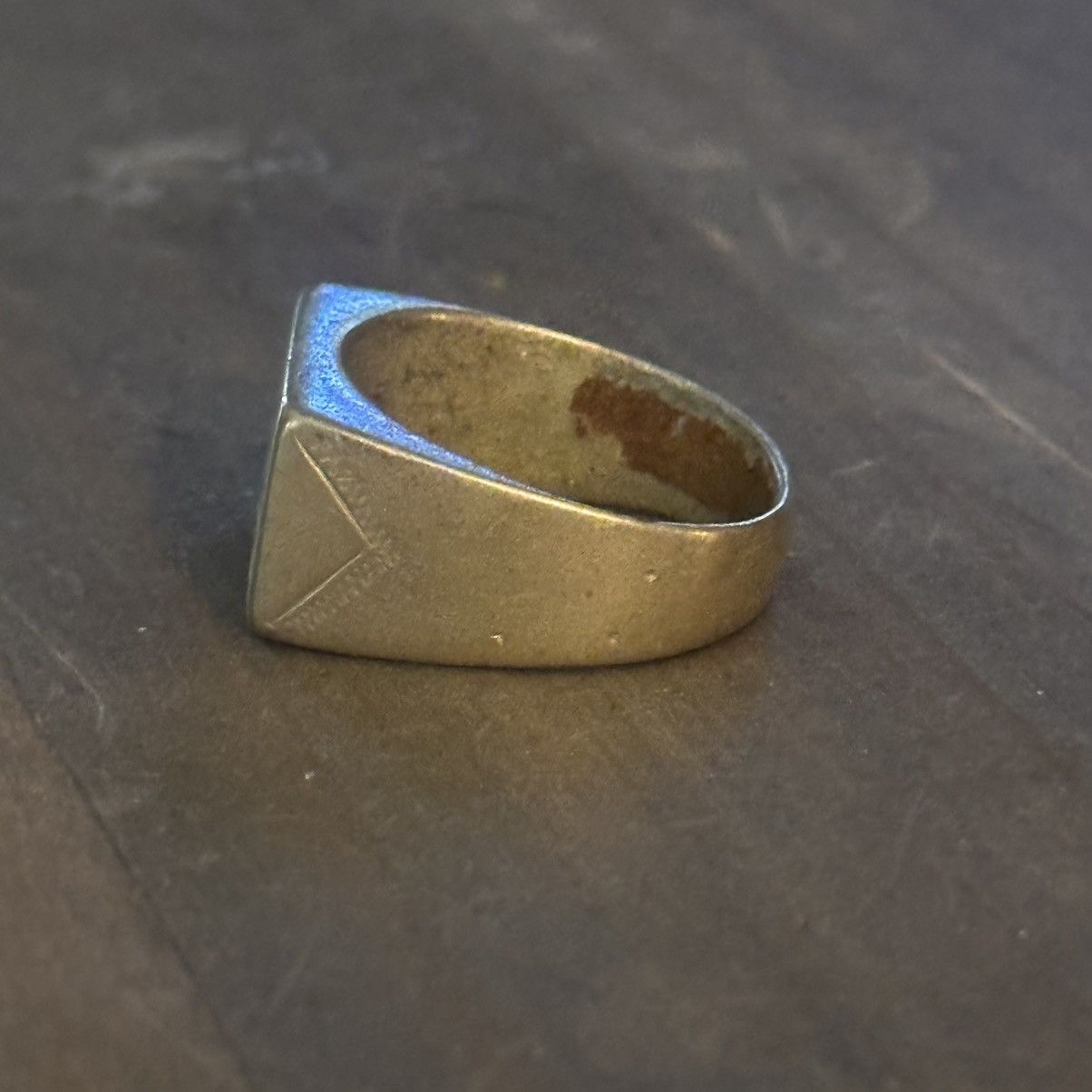 Vintage Vintage WWII 1944 Naples, Italy trench art ring Size ONE SIZE - 8 Thumbnail
