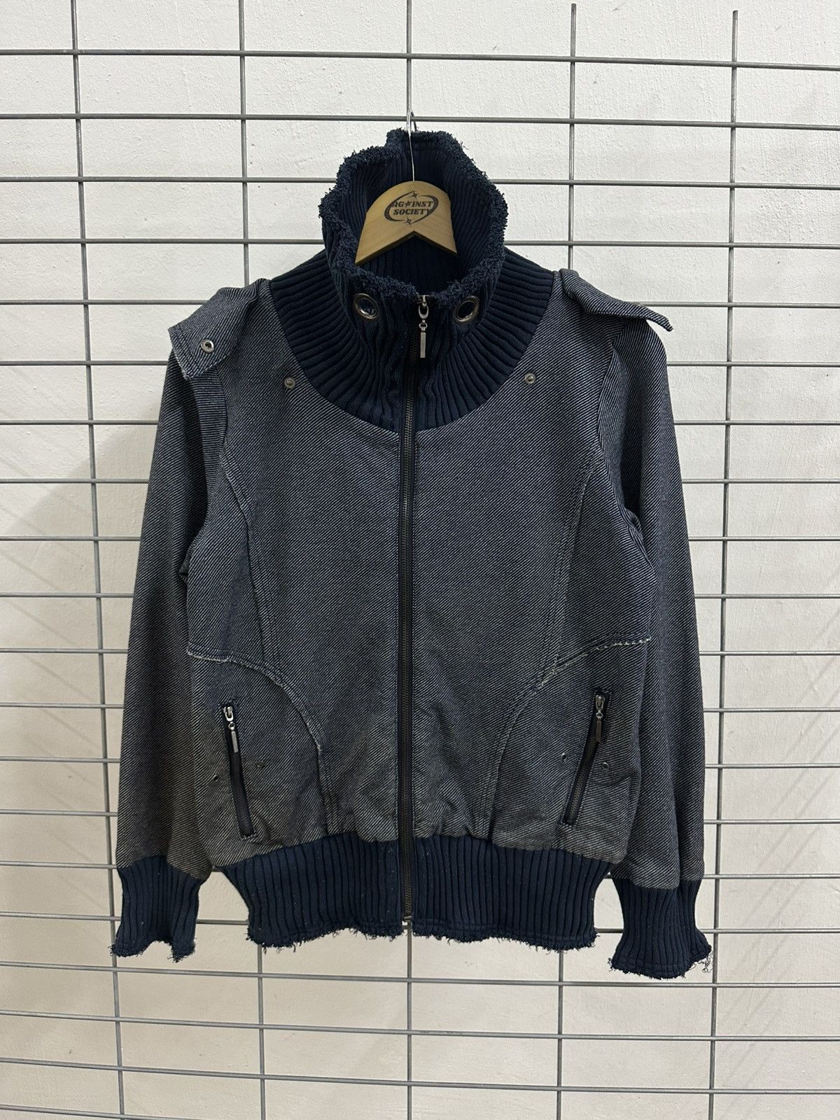 Other Rare Japanese Brand Avant Garde Full Zipper Jacket Size US M / EU 48-50 / 2 - 1 Thumbnail