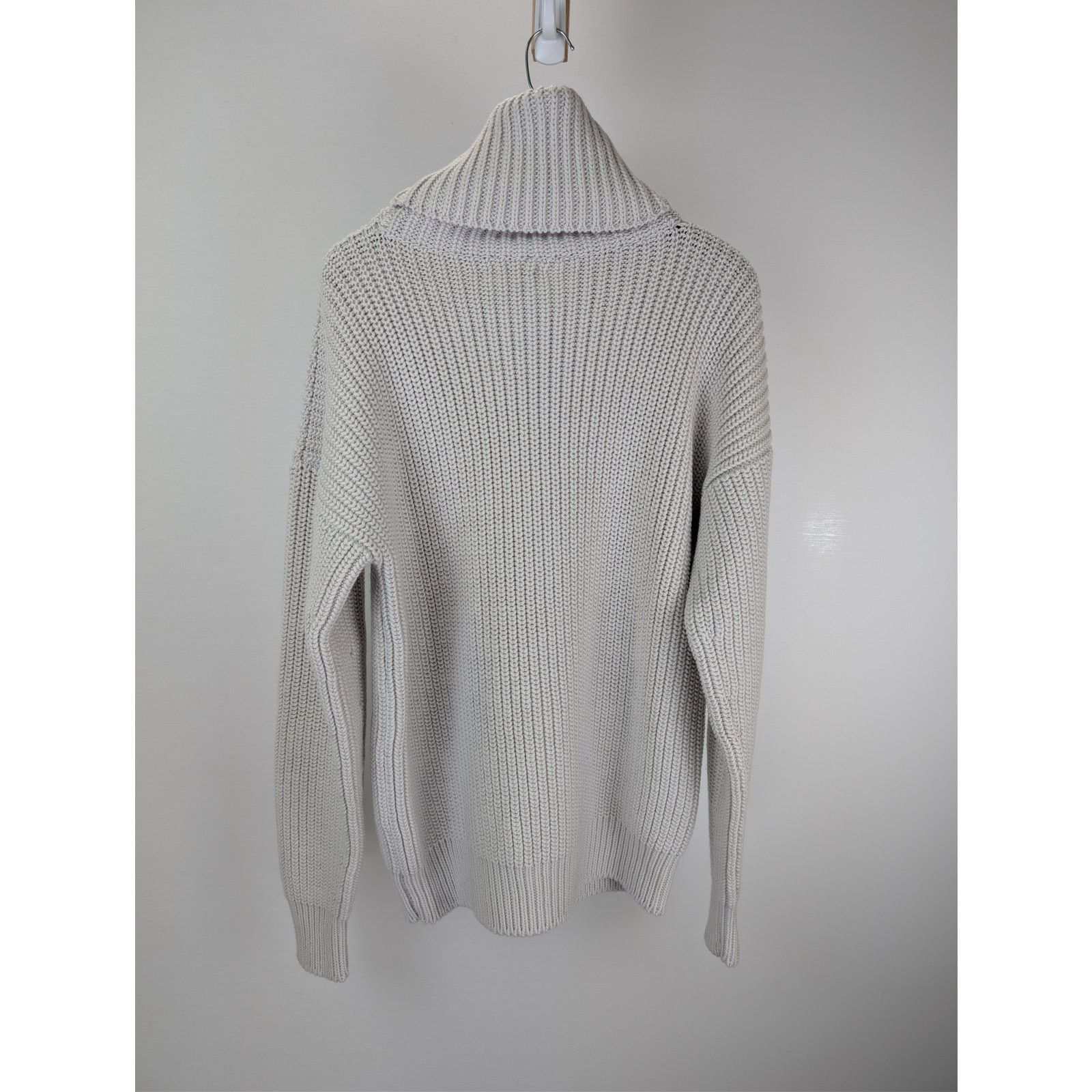 Tom Ford o1rshd1 Men's Ribbed Knit Sweater Sweatshirt in Grey Size US M / EU 48-50 / 2 - 9 Thumbnail