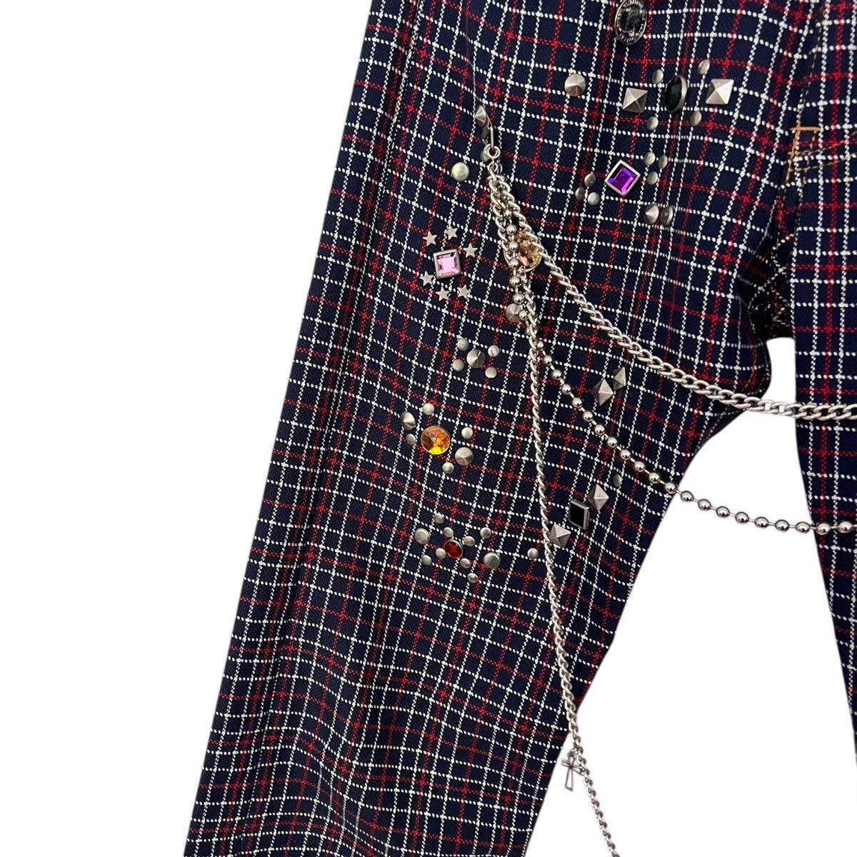 Comme des Garcons Homme Plus × Junya Watanabe Junya watanabe jewel plaid pants Size US 30 / EU 46 - 5 Thumbnail