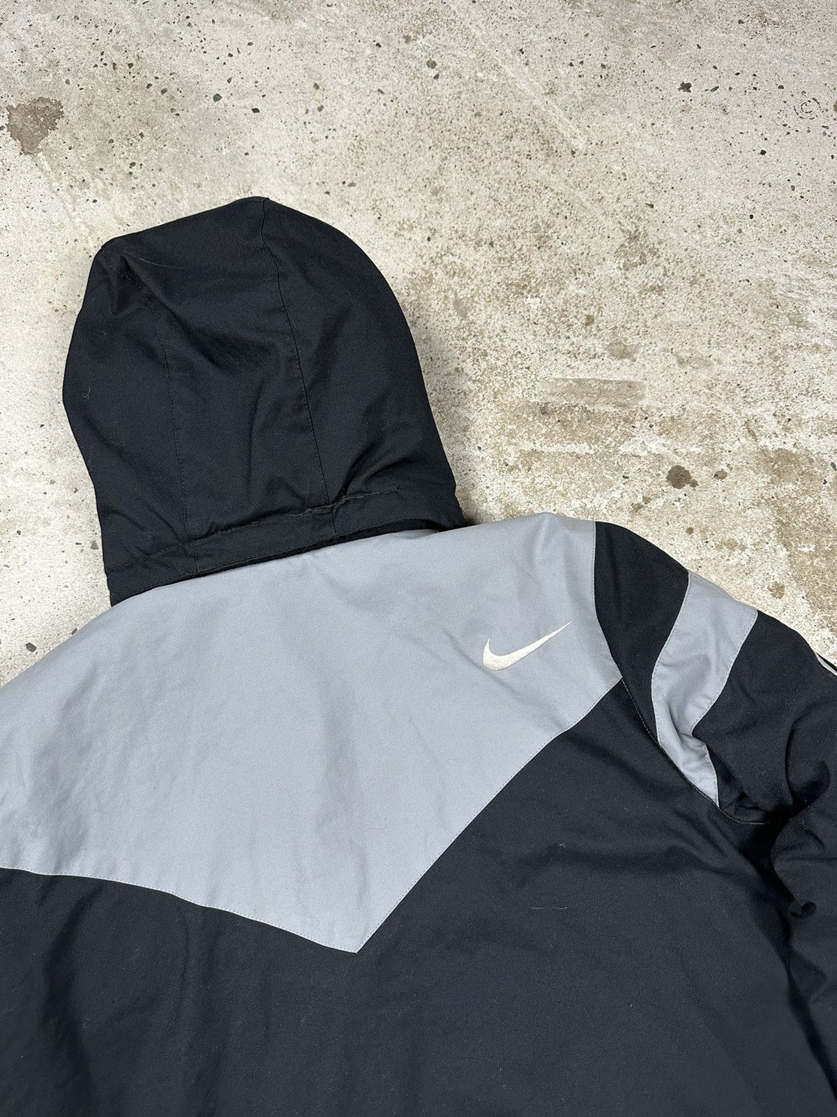 Nike ‼️ Vintage y2k Nike Reversible Sherpa Fleece Hooded Jacket Size US M / EU 48-50 / 2 - 12 Thumbnail