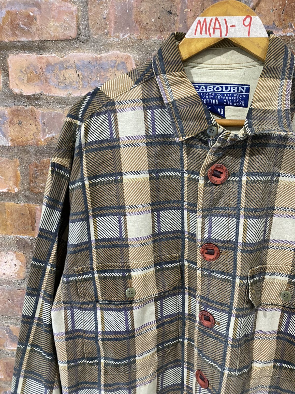Nigel Cabourn 1990s Check and rusty Jacket Size US L / EU 52-54 / 3 - 6 Thumbnail