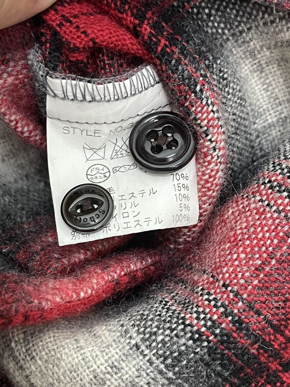 Schott Shadow Plaid Schott Bros Wool Flannel Shirt 5🟩8 Size US M / EU 48-50 / 2 - 17 Thumbnail