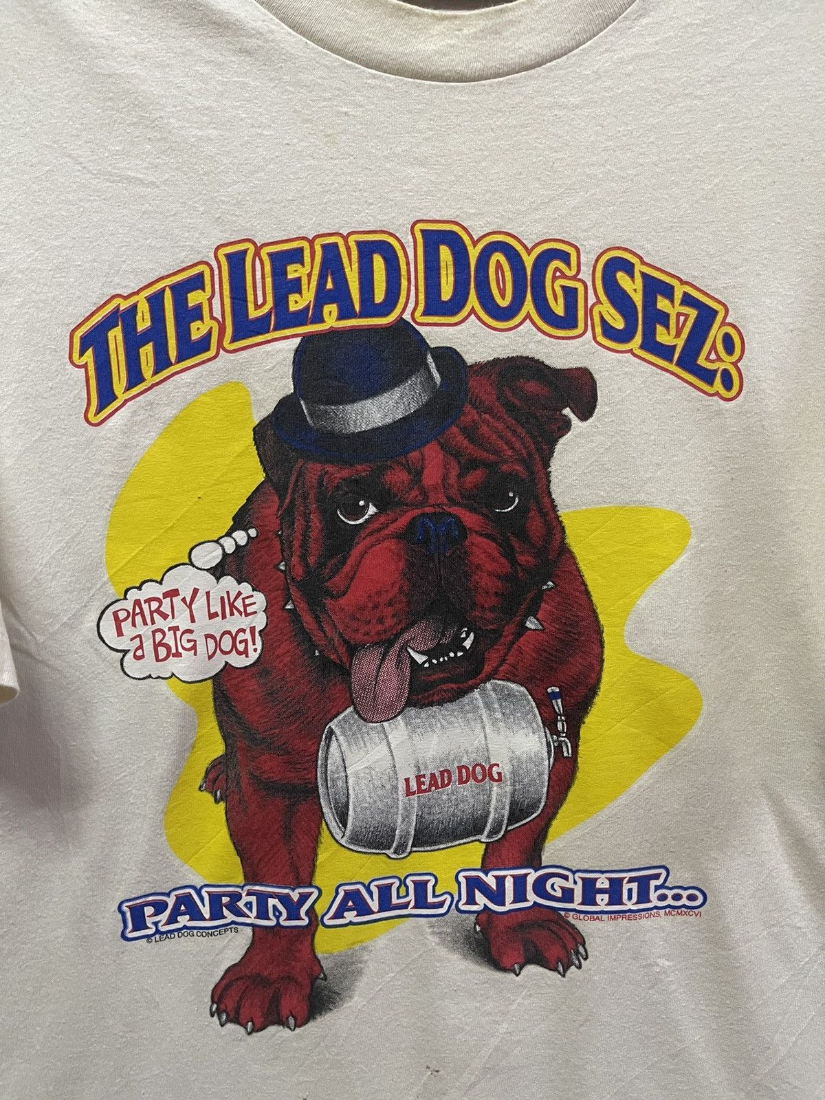 Vintage Vintage The Lead Dog Sez🔥🔥🔥 Size US XL / EU 56 / 4 - 2 Thumbnail