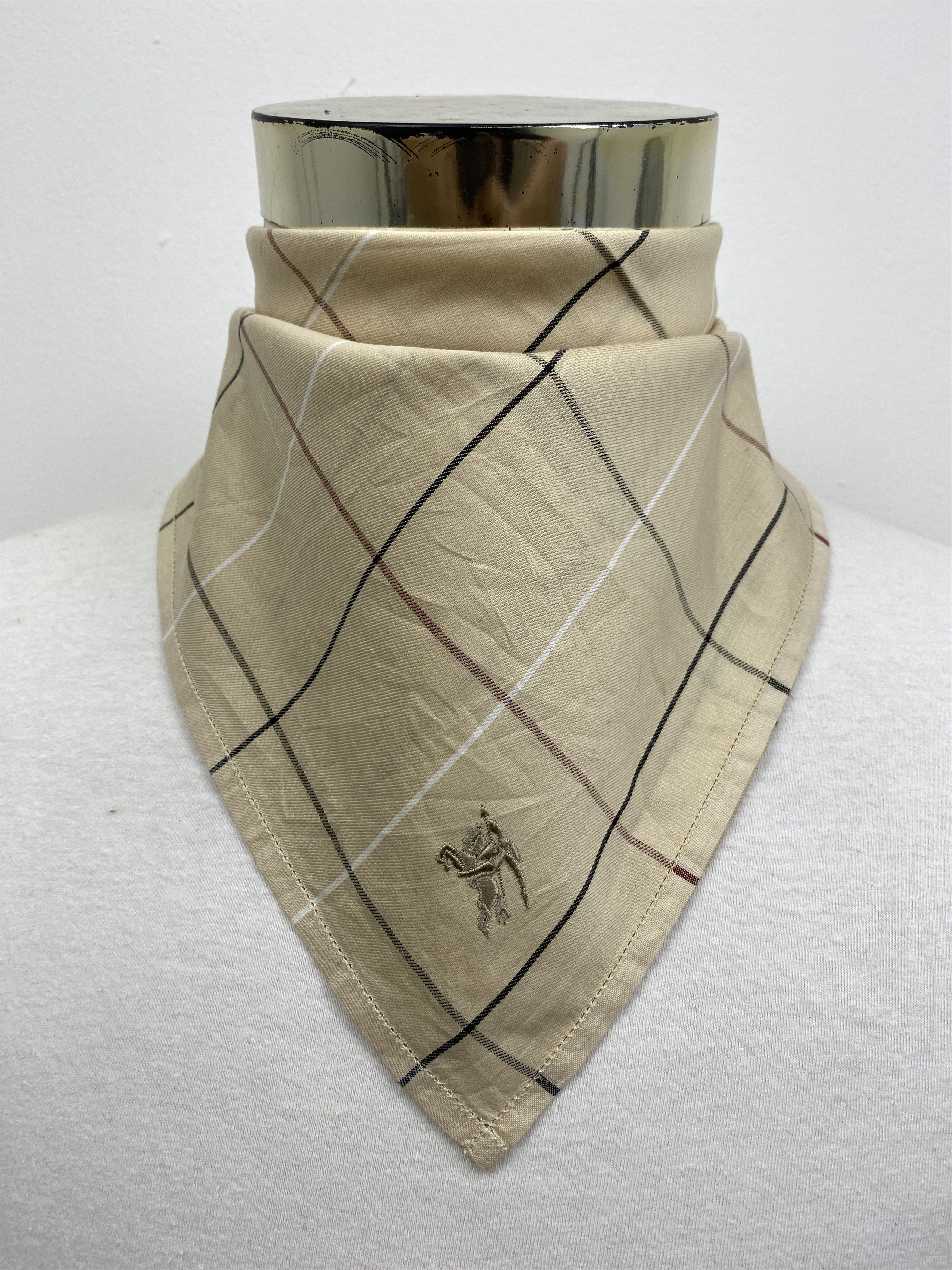 Burberry × Vintage Burberrys Handkerchief / Bandana / Neckerchief HKC0281 Size ONE SIZE - 1 Thumbnail