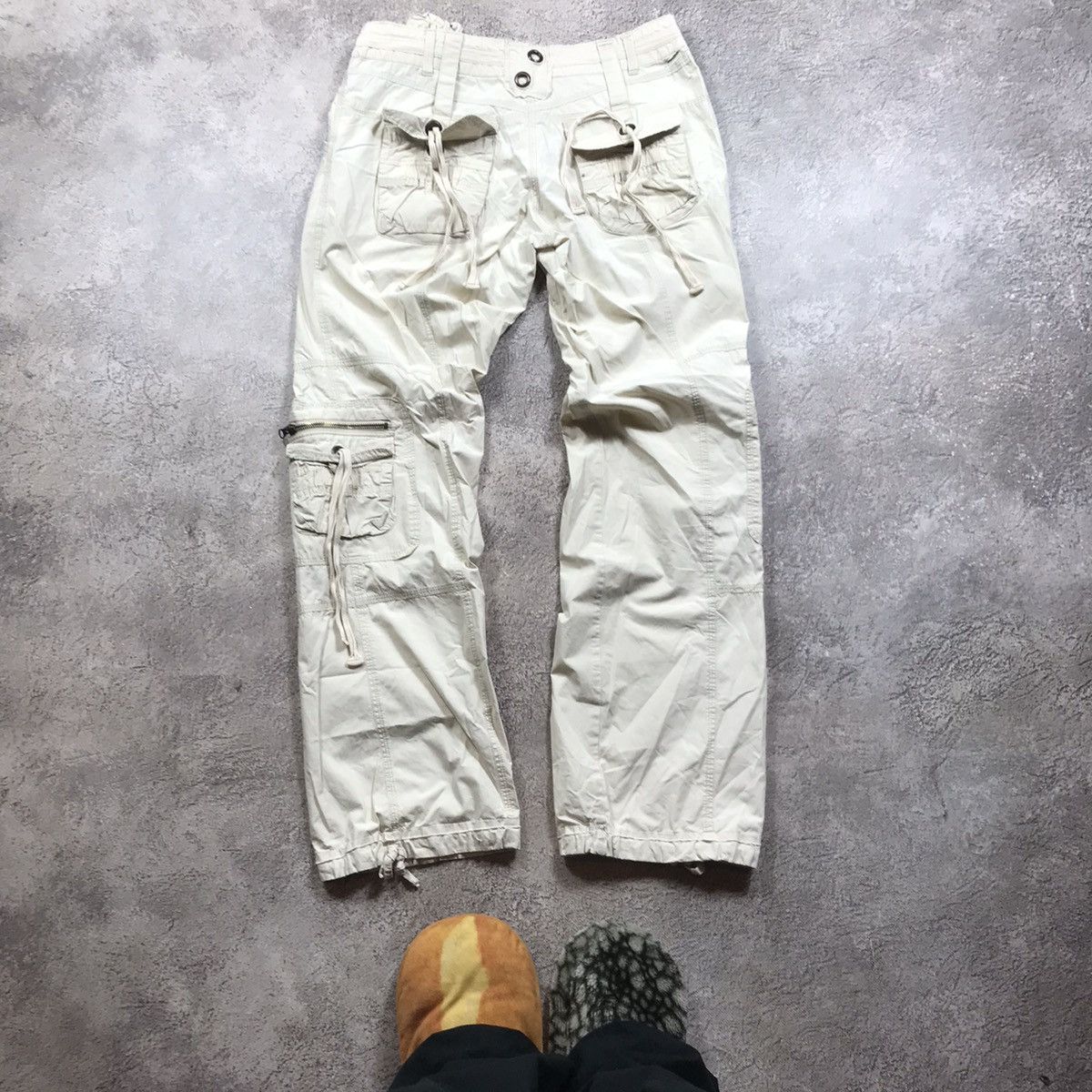 Vintage Vintage 90s Y2K Baggy Cargo Pants Distressed Streetwear 28 Size 28" / US 6 / IT 42 - 5 Thumbnail