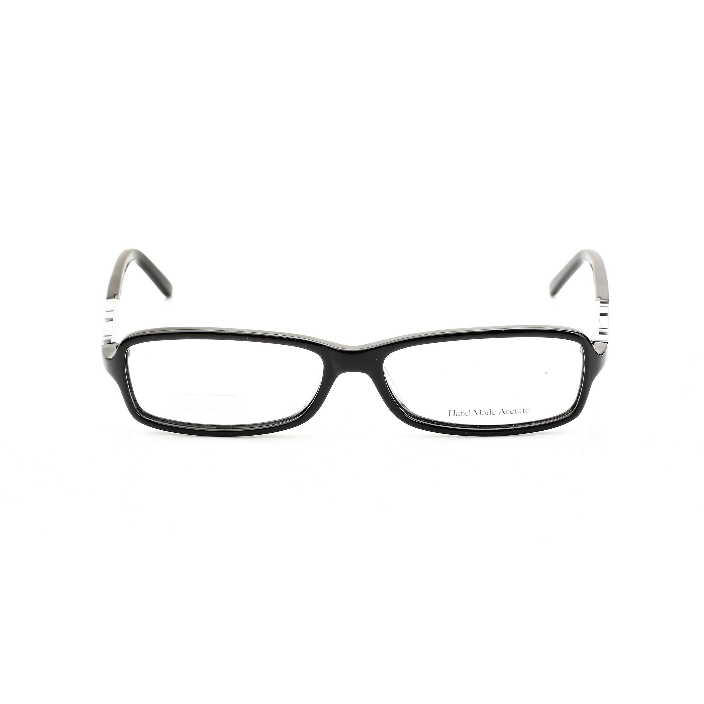 Diesel Diesel '00s Silver Signature Black Rectngular Glasses Size ONE SIZE - 3 Thumbnail