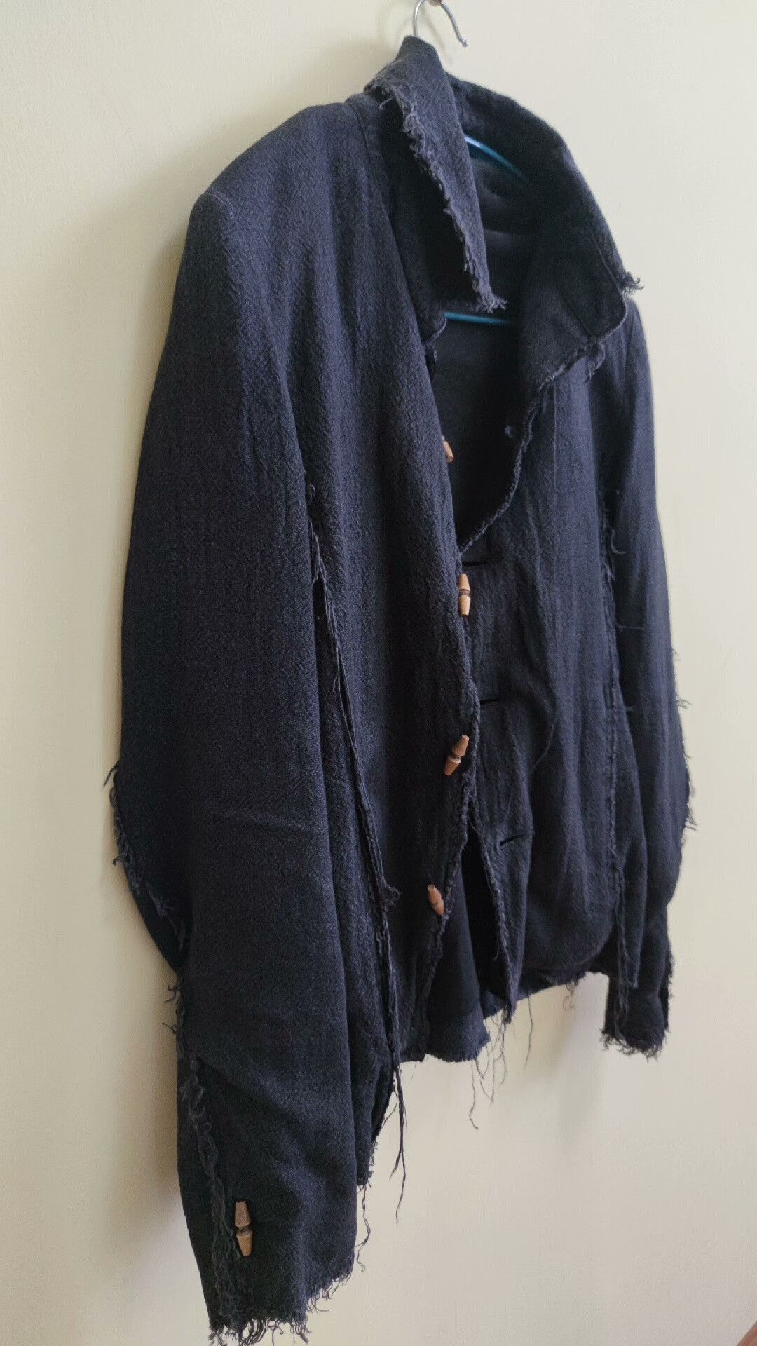 Ziggy Chen Japanese Camiera Cotton Linen Destroyed Jacket Size US S / EU 44-46 / 1 - 1 Thumbnail