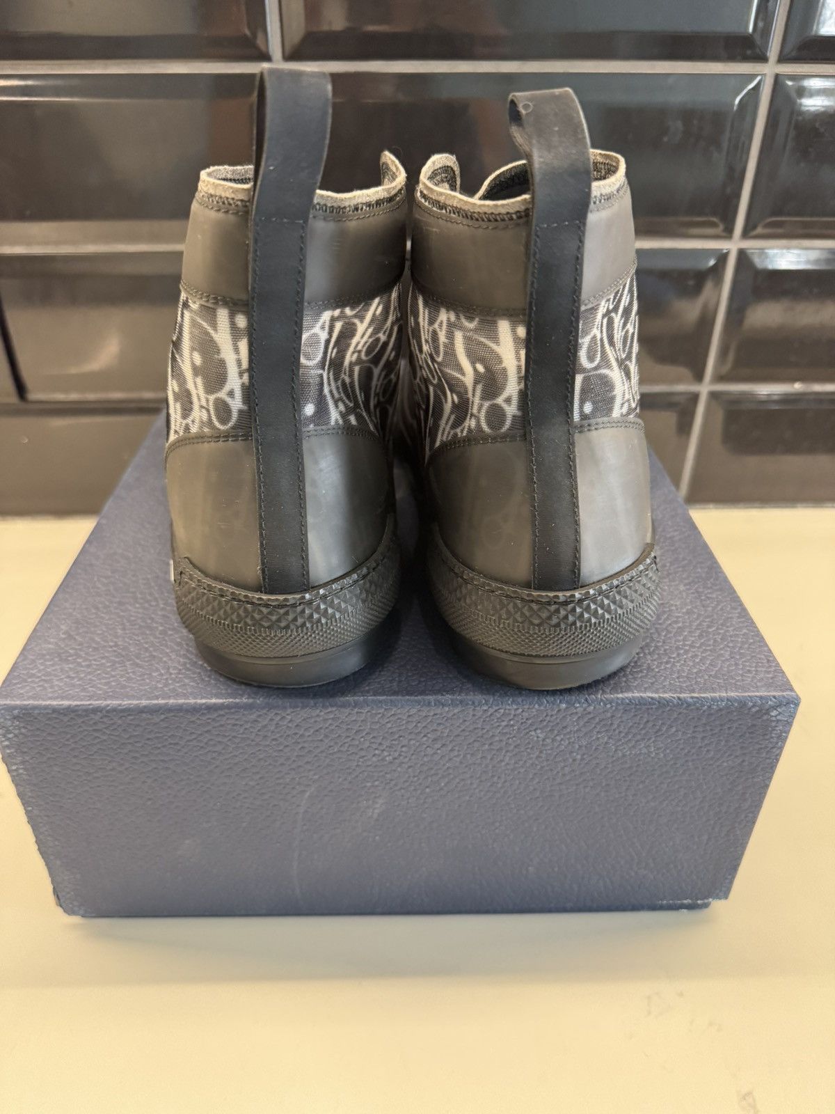Dior Dior B23 Kim Jones High-Top – Oblique Black – Size 13 Size US 13 / EU 46 - 4 Thumbnail