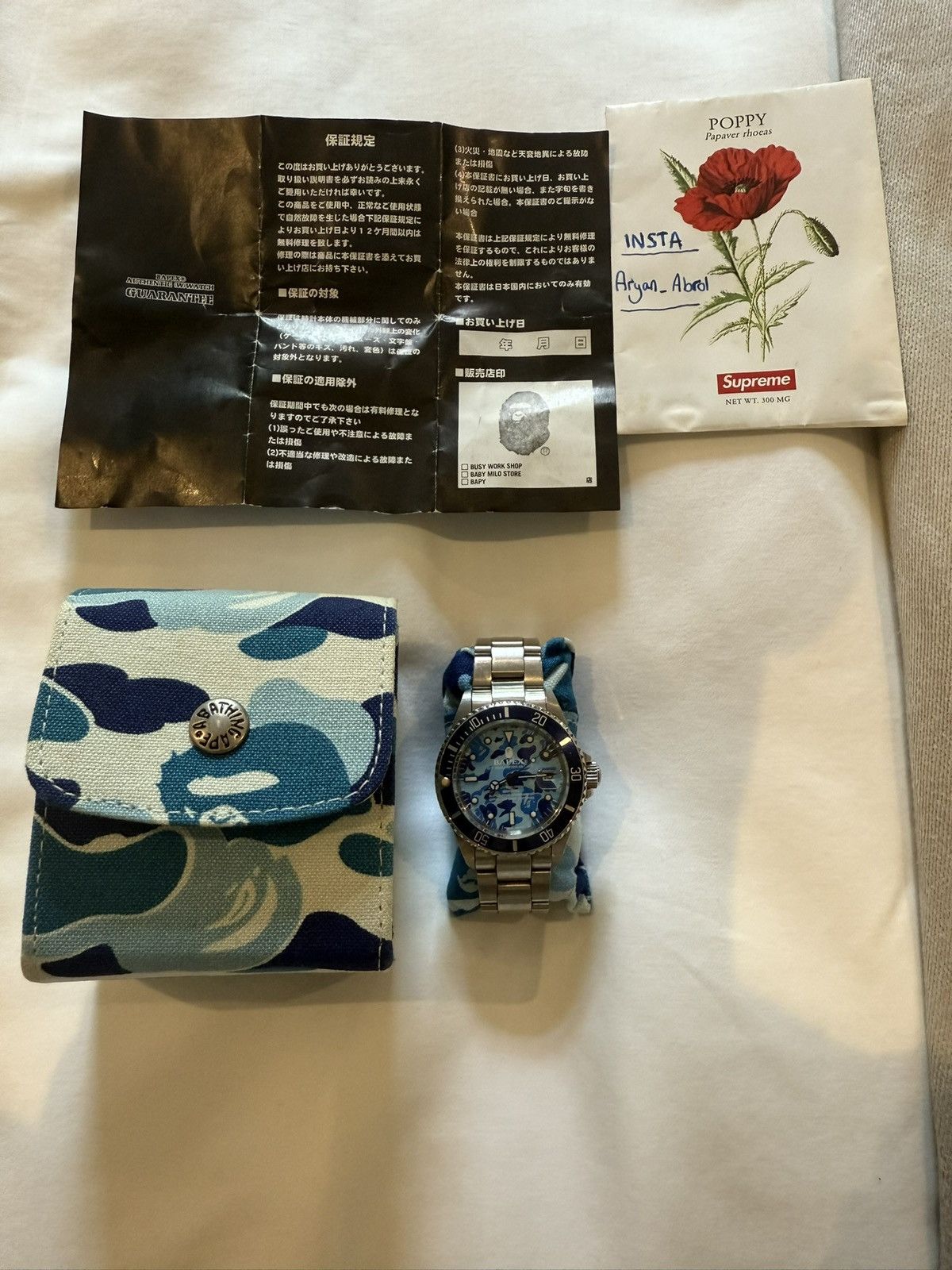 Bape Bape Type 1 Bapex Watch ABC Camo Face Size ONE SIZE - 1 Thumbnail