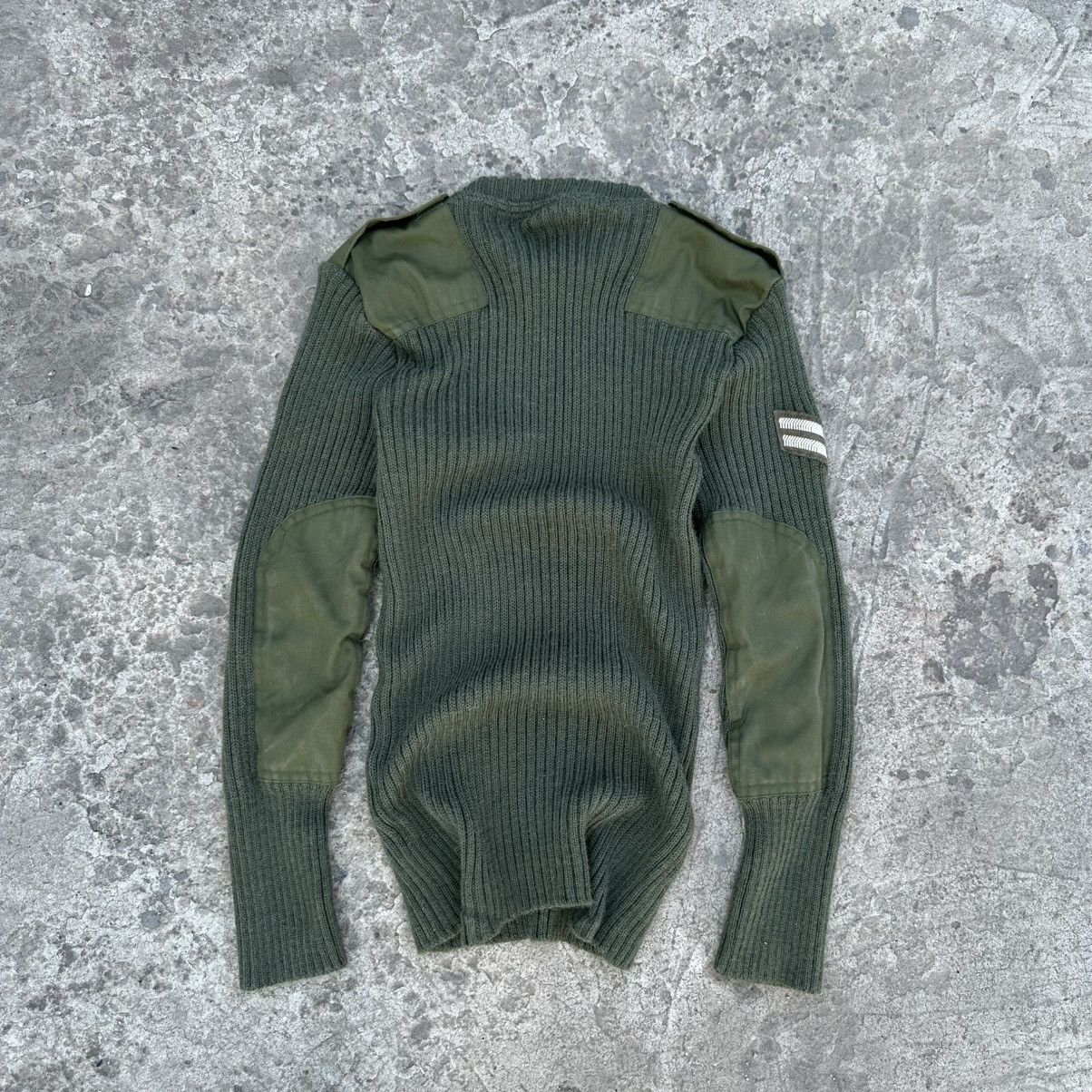 Aeronautica Militare Vintage Jersey Man’s Heavy Olive Round Neck Size 106 Size US L / EU 52-54 / 3 - 2 Thumbnail