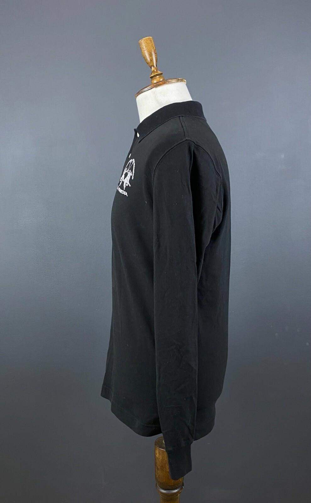 La Martina La Martina Argentina Black Solid Rugby Polo Shirt Size L Size US L / EU 52-54 / 3 - 5 Thumbnail