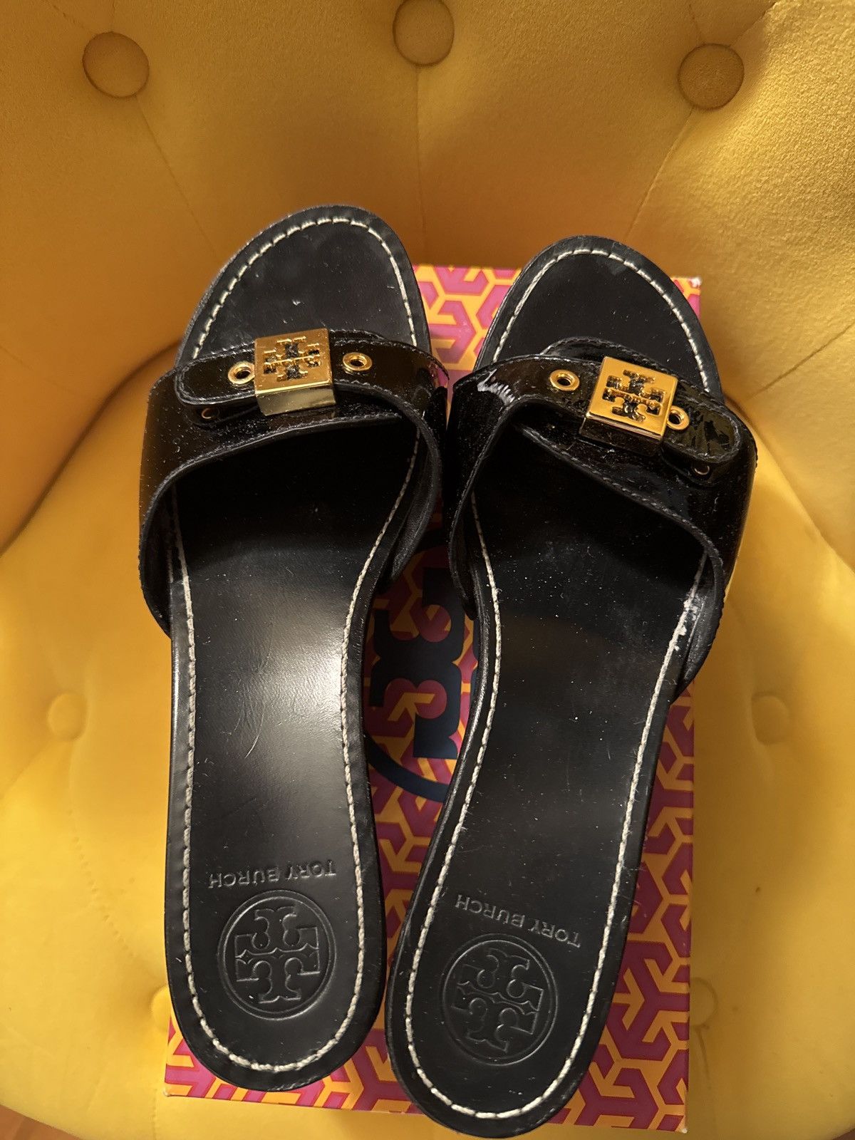 Tory Burch Tory Burch Rosie-Patent Calf Size US 9 / IT 39 - 1 Thumbnail