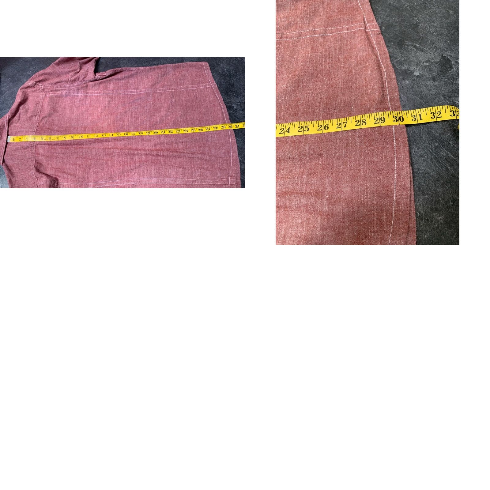 KAVU KAVU Men's Large Long Sleeve Button Up Shirt Brick Red Size US L / EU 52-54 / 3 - 8 Thumbnail