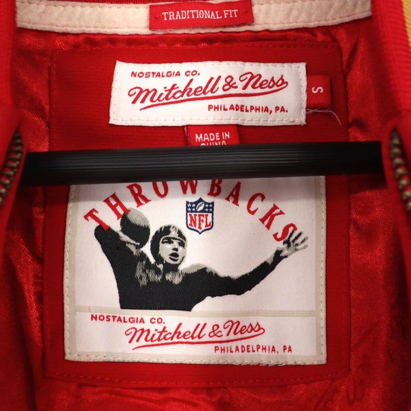 Mitchell & Ness Mitchell & Ness San Francisco 49ers Throwbacks Size S Red Varsity Bomber Jacket Size US S / EU 44-46 / 1 - 4 Thumbnail