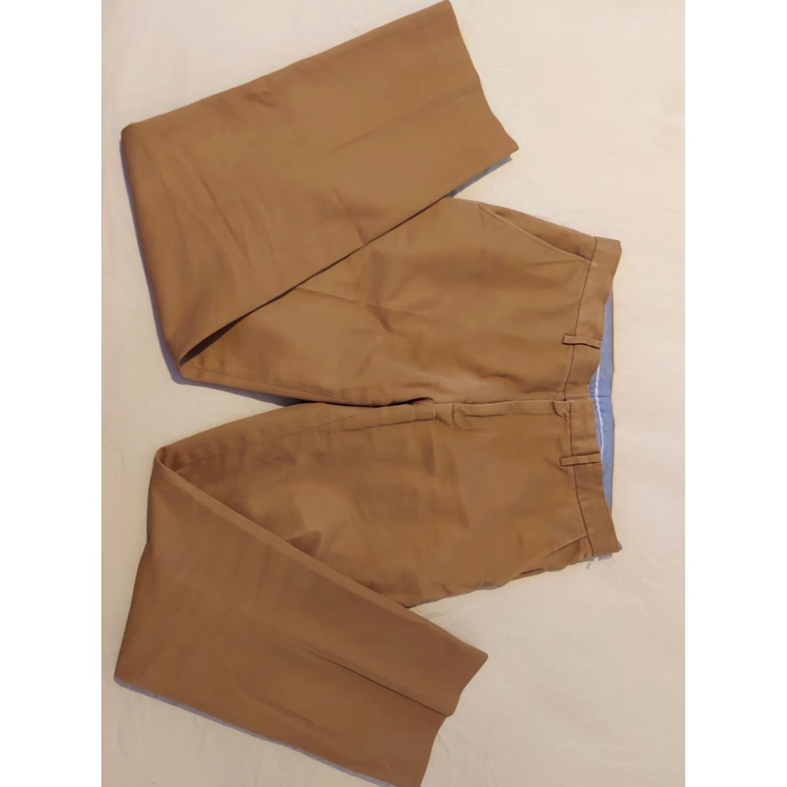 J.Crew Mens J. Crew Khaki Dress Pants 36x32 34x32 Cotton Slack Chino Trouser Size US 36 / EU 52 - 2 Thumbnail