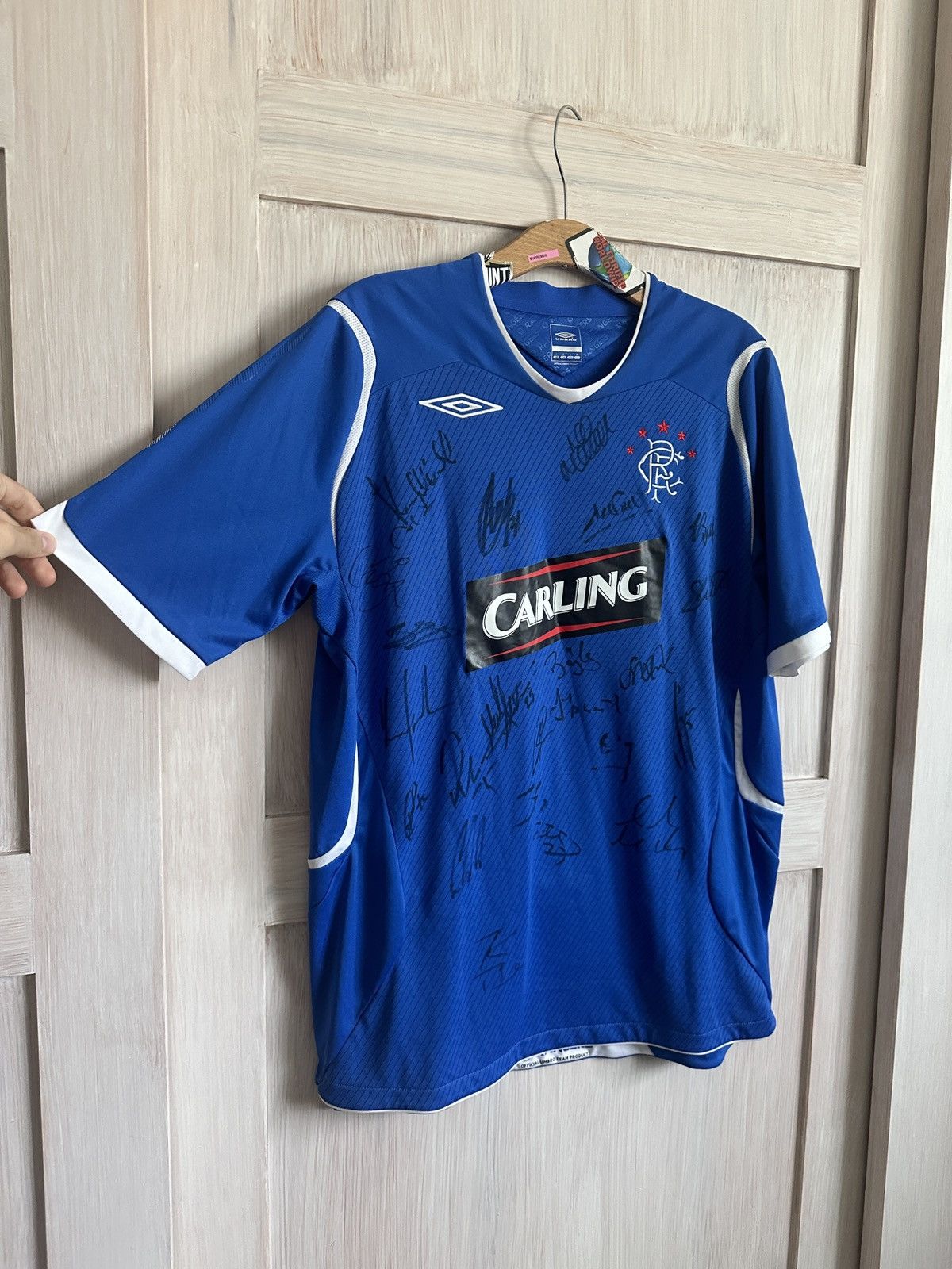 Umbro Umbro Scotland Rangers 2008/2009 team signatures Size US L / EU 52-54 / 3 - 1 Thumbnail