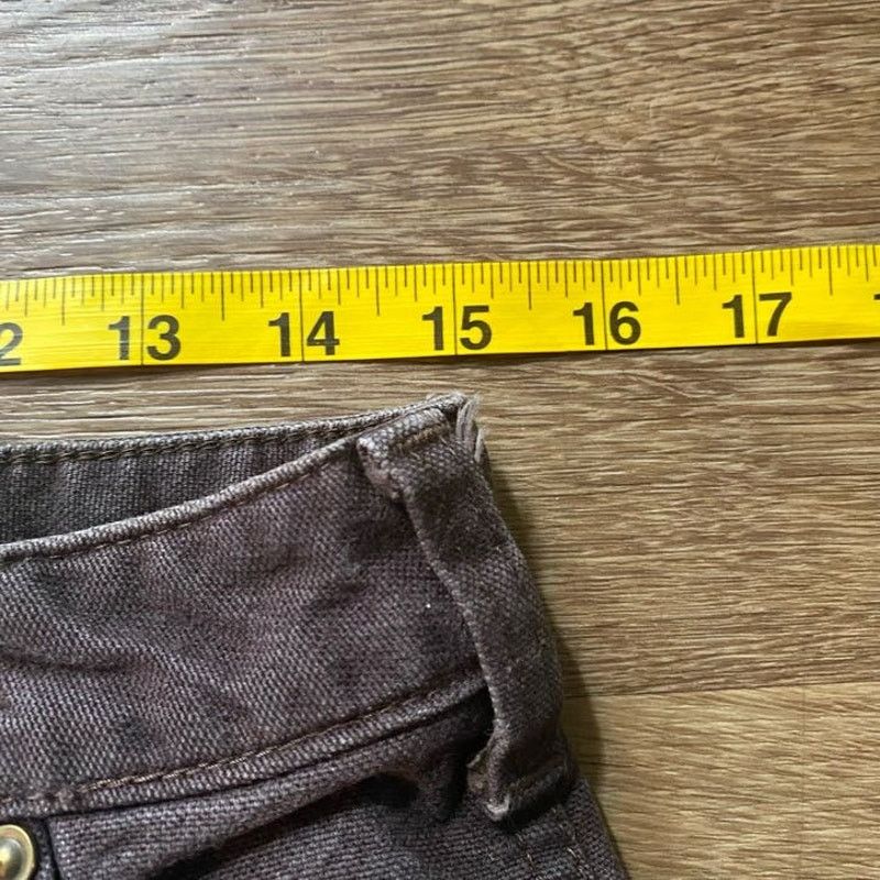Carhartt Brown Original Fit Double Knee Carhartt Pants Size 32" / US 10 / IT 46 - 4 Thumbnail