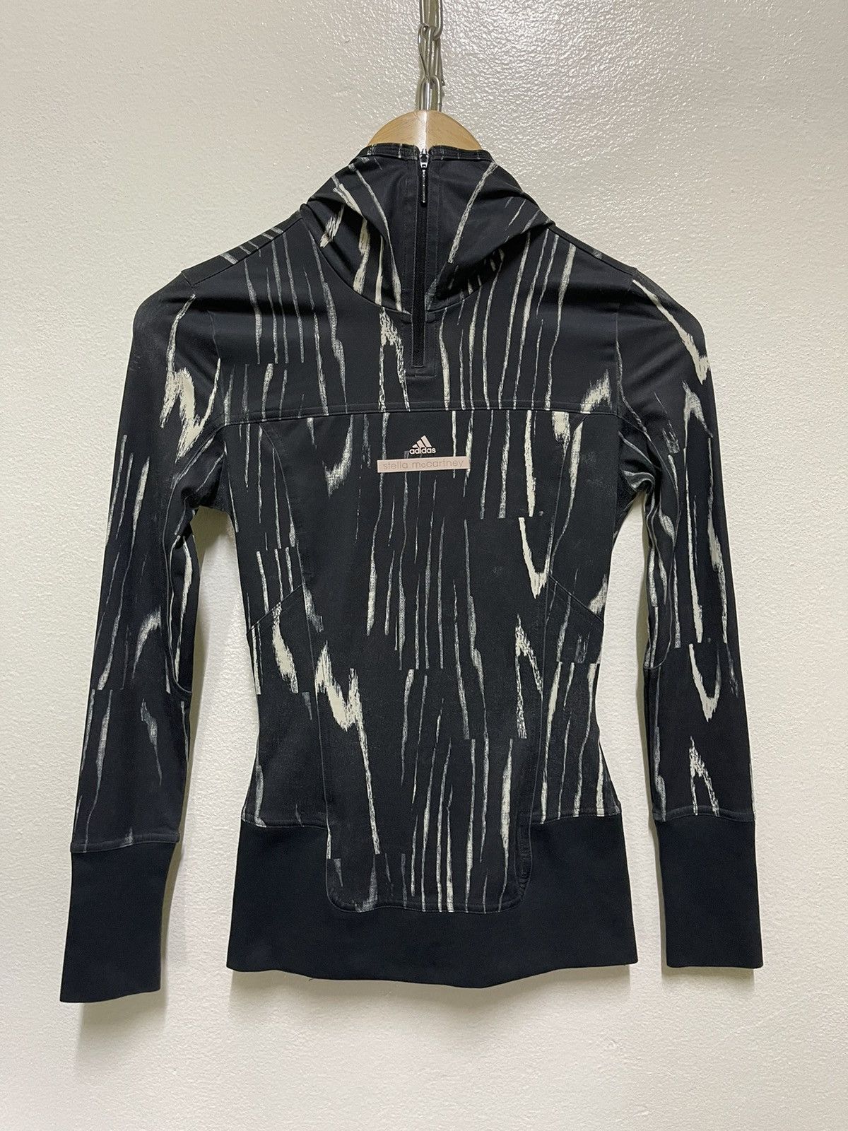 Adidas × Stella McCartney Adidas by Stella McCartney Run Printed Hoodie Size XS / US 0-2 / IT 36-38 - 1 Thumbnail