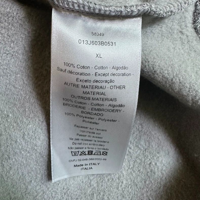 Dior DiorSaddle bag badge print pattern sweatshirt 2503-Nextarro Size US XL / EU 56 / 4 - 7 Thumbnail
