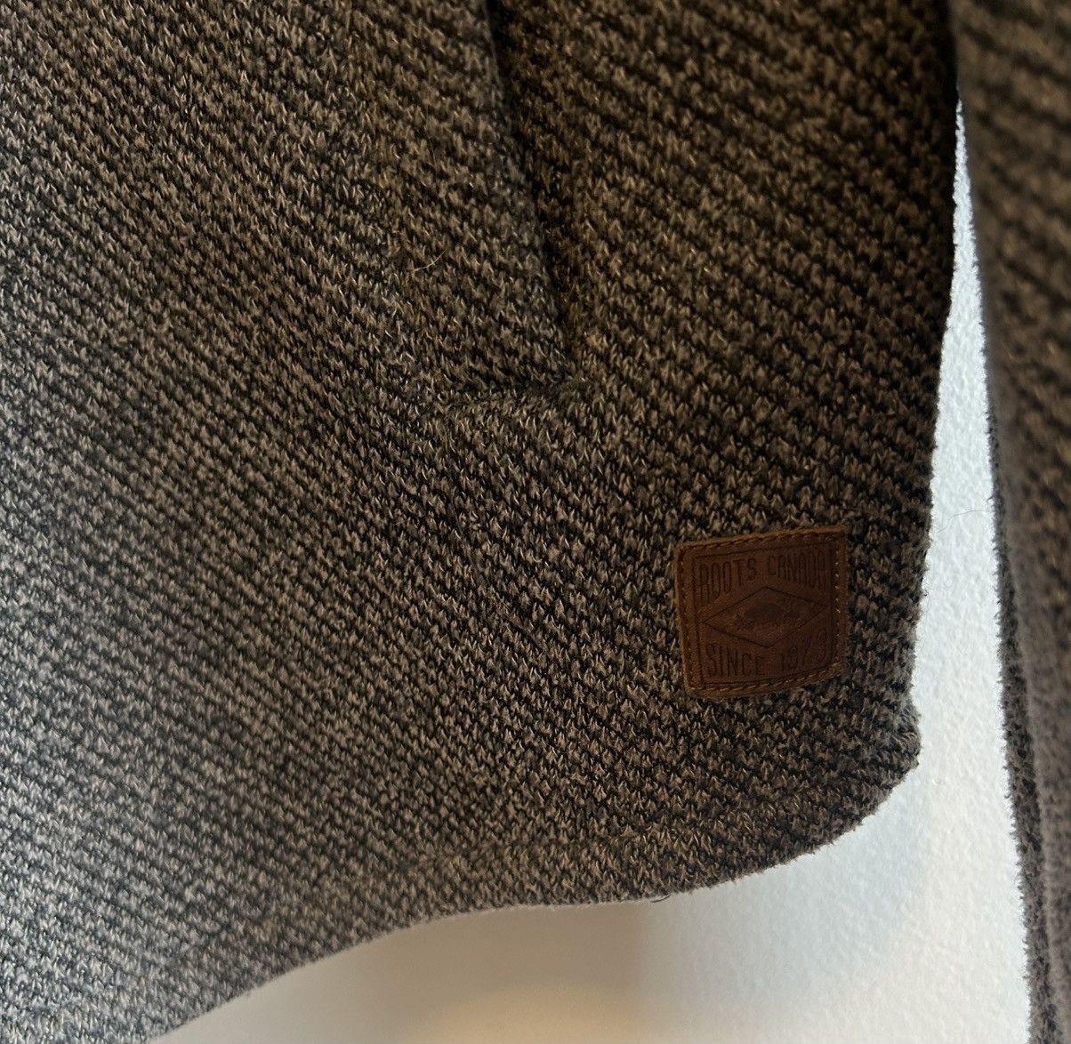 Roots Vintage Roots Canada Grey Twill Metal Snap Button Jacket Size US L / EU 52-54 / 3 - 11 Thumbnail