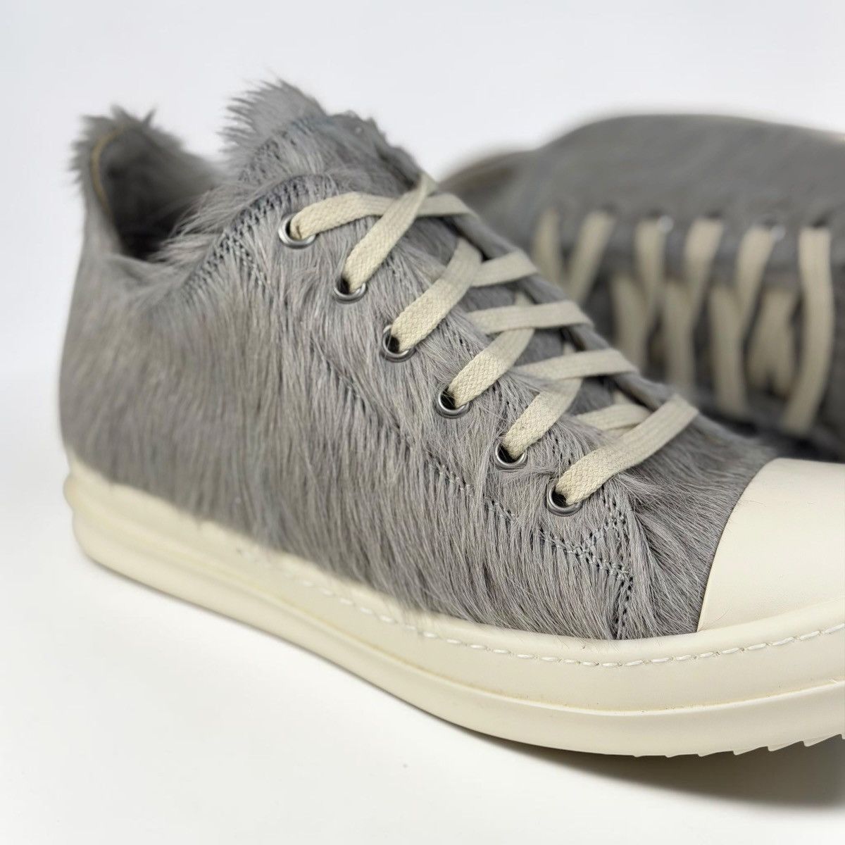 Rick Owens Rick Owens Strobe Fur Ramones Low Size US 7 / IT 37 - 13 Thumbnail