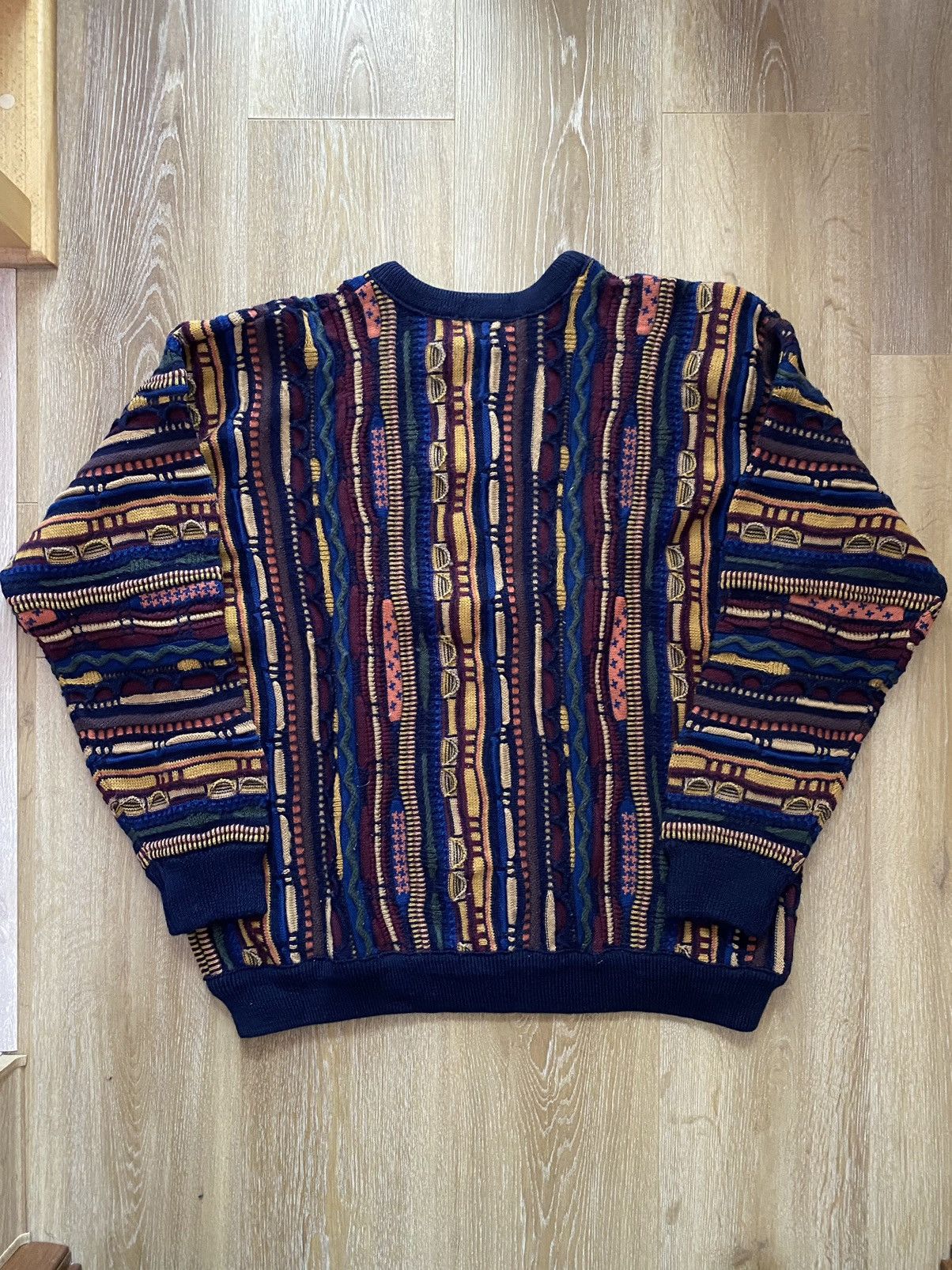 Coogi Vintage 90’s Coogi Style Knit Sweater Size US XL / EU 56 / 4 - 7 Thumbnail
