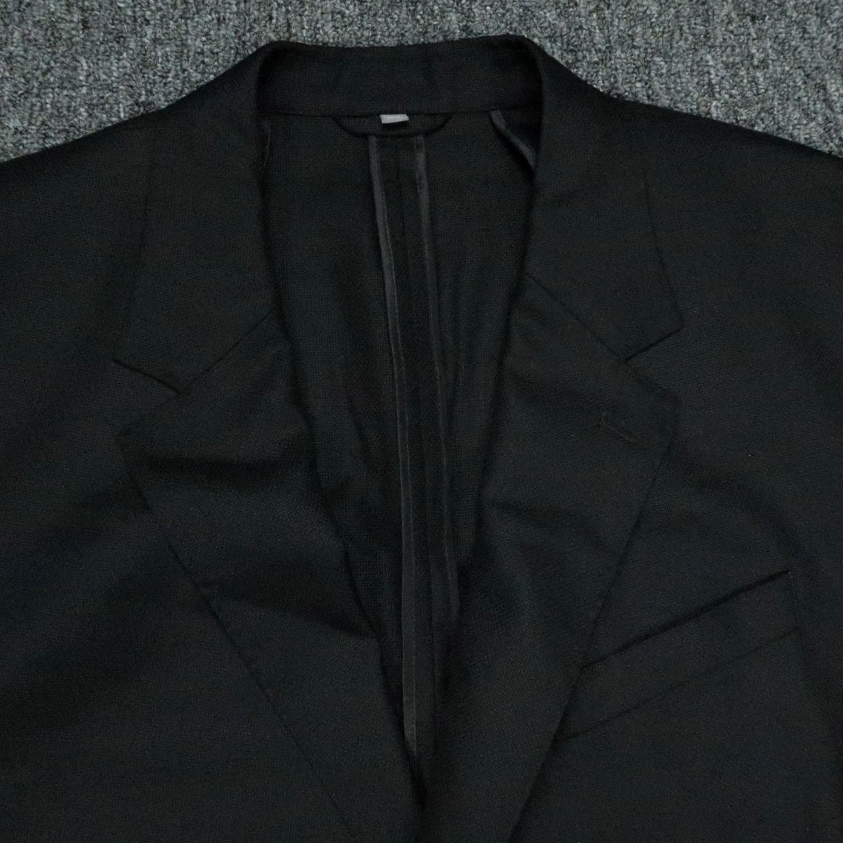 Bonobos Bonobos Blazer Mens 54R Black Wool Notch Lapel Single Breasted Two-Button Vented 54 Regular Dry Clean Only Vintage: No Mens Size 54R - 2 Thumbnail