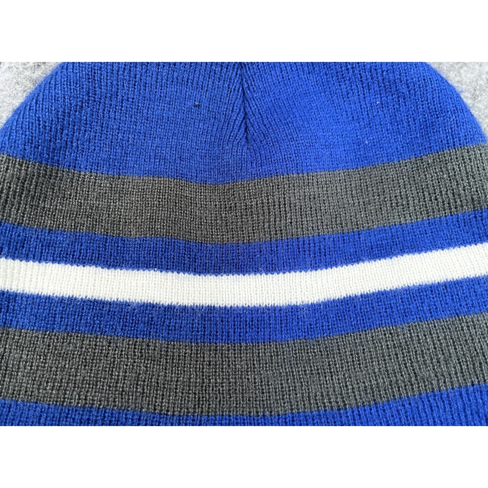 Vintage The Game Beanie Unisex One Size Blue Striped Princeton Day School Invitational Hat Size ONE SIZE - 3 Thumbnail
