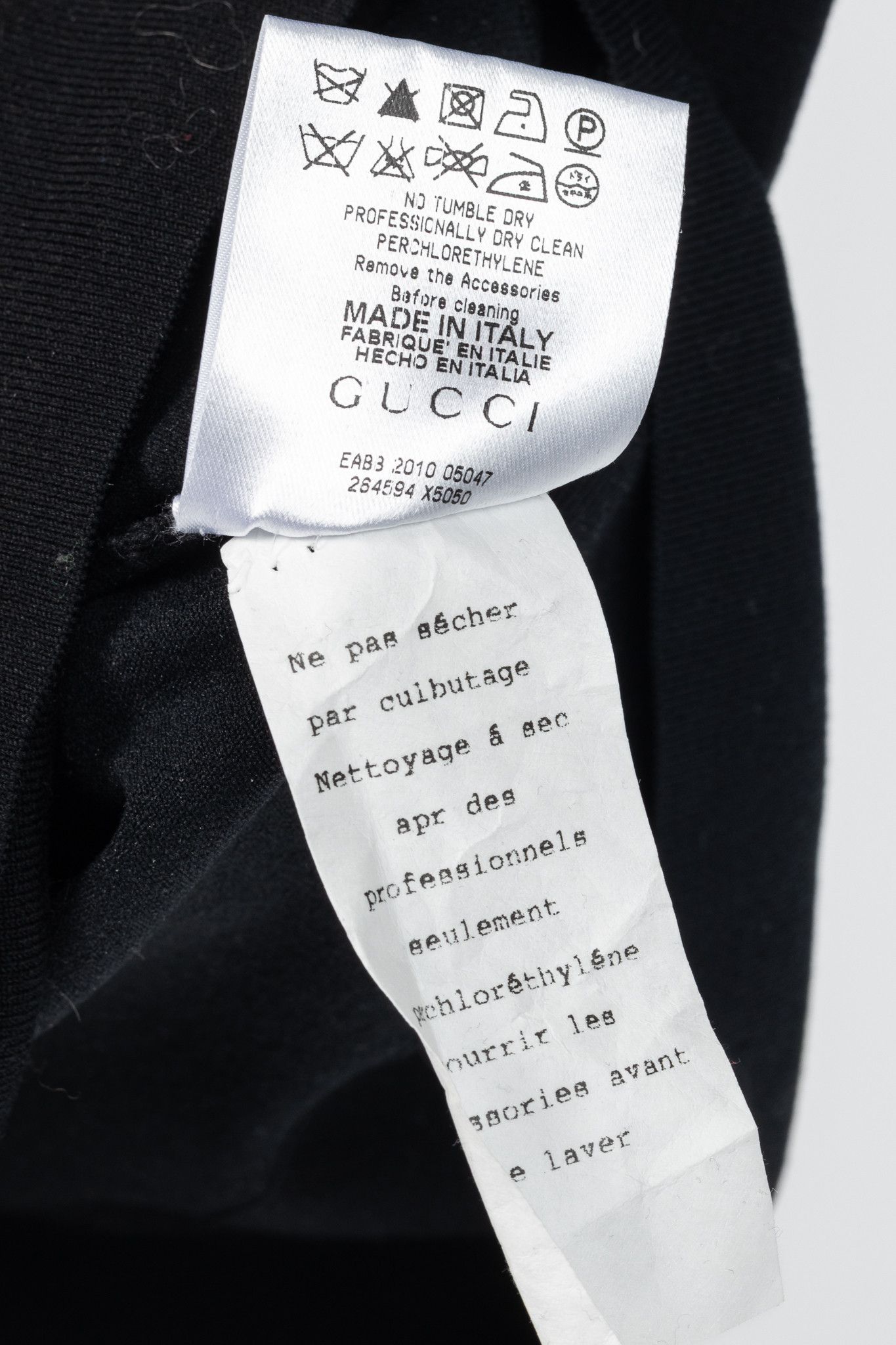 Gucci Gucci SS/11 Black Cotton-Blend Lace-Up Pullover Size M / US 6-8 / IT 42-44 - 9 Thumbnail
