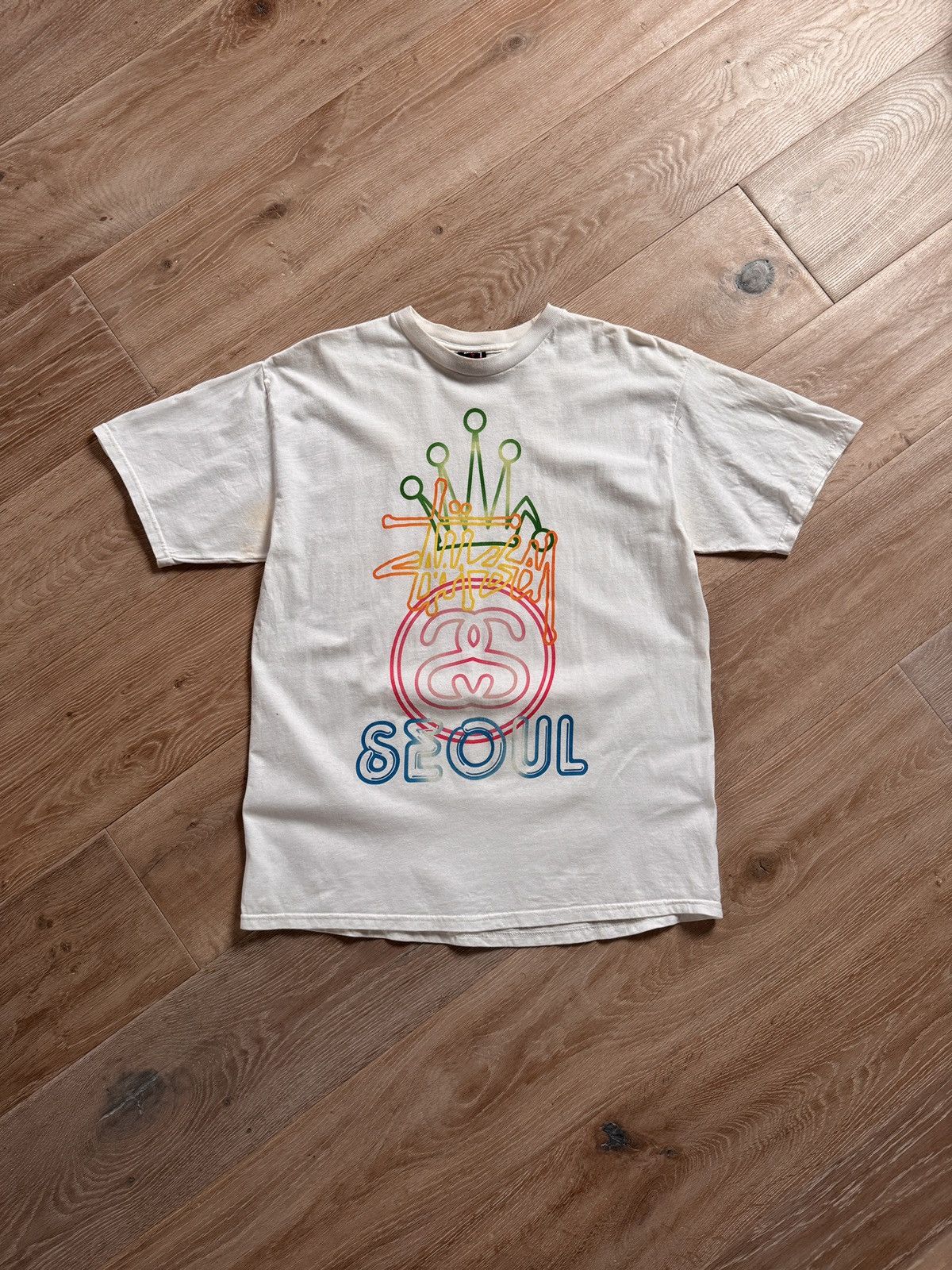 Stussy Stussy Seoul Chapter Store Exclusive Logo T-Shirt Top Size US L / EU 52-54 / 3 - 1 Thumbnail