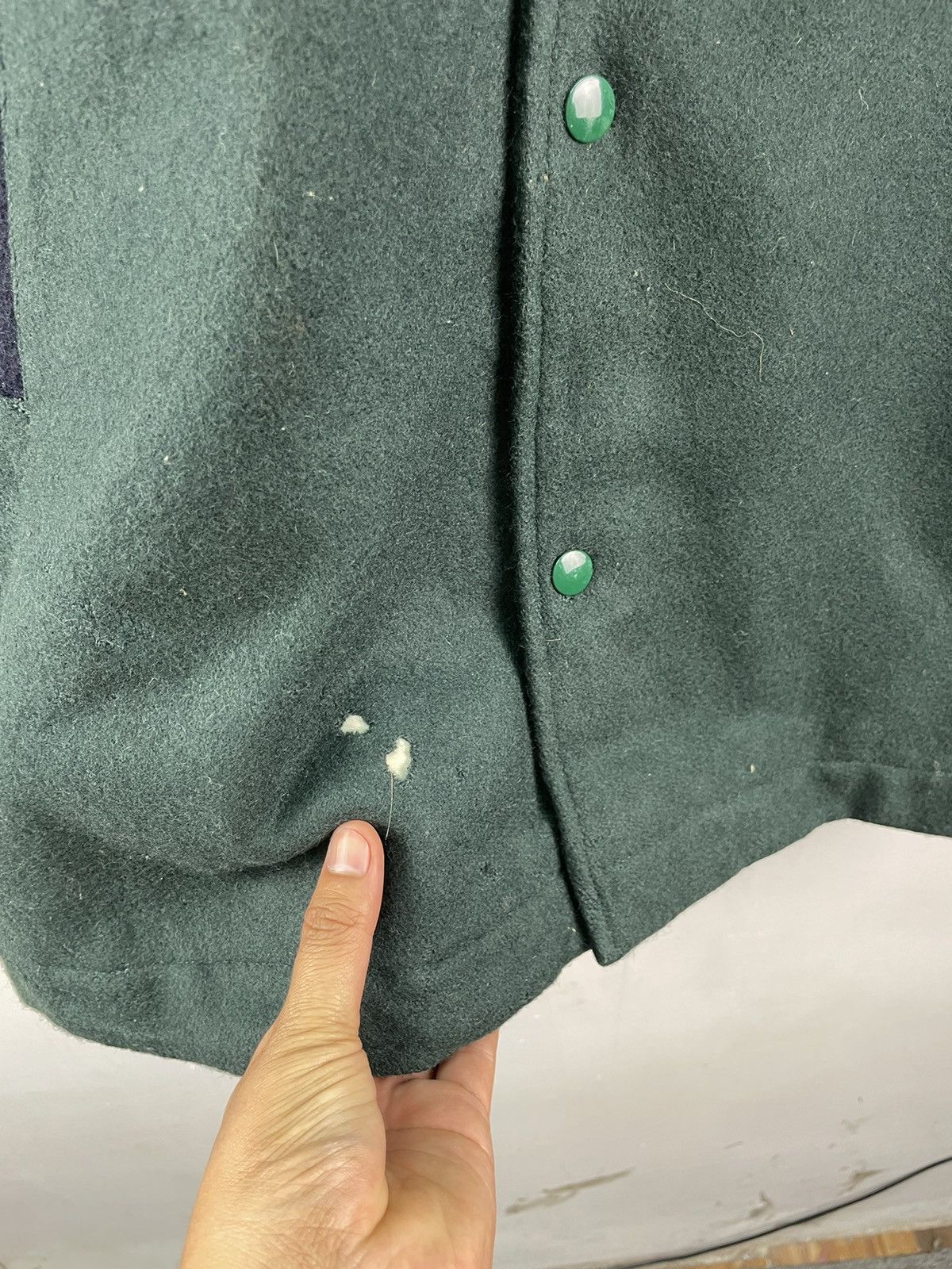 Japanese Brand Vintage 80s Offense Club Wool Varsity Jacket Letterman Size US XL / EU 56 / 4 - 6 Thumbnail