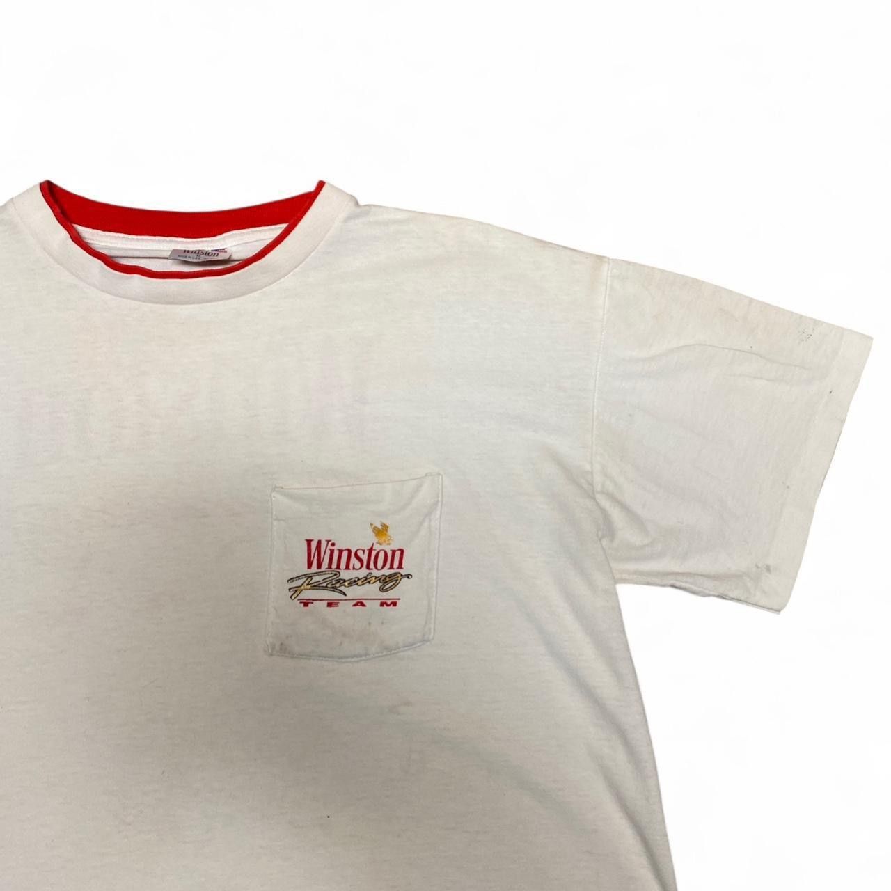 Other Vintage Winston racing Team white and red graphic Tshirt Size US L / EU 52-54 / 3 - 3 Thumbnail