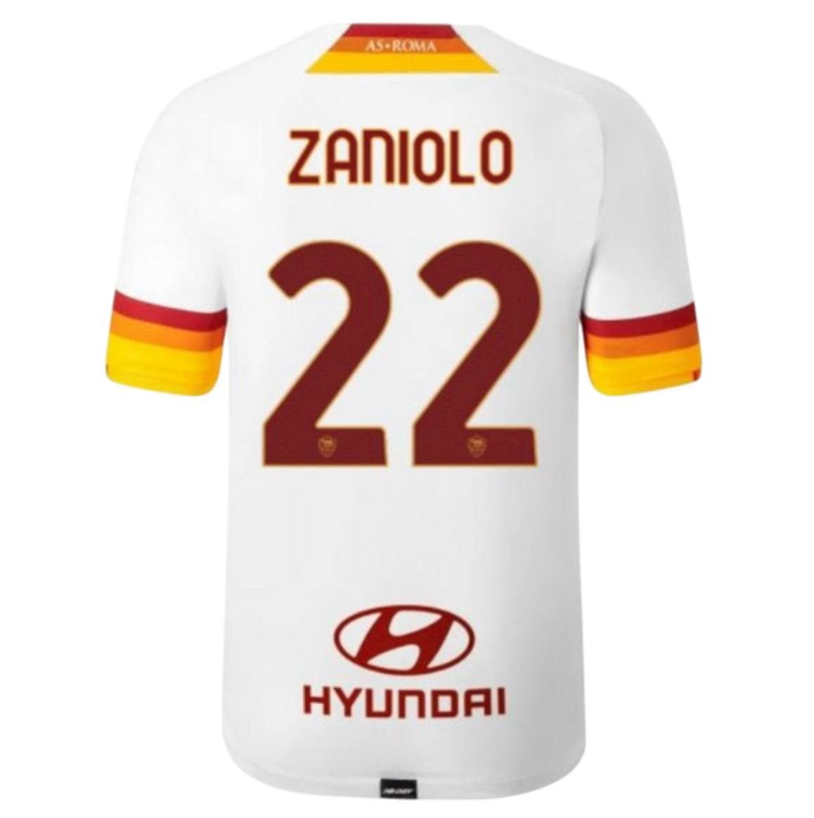 New Balance 2021/22 AS ROMA #22 ZANIOLO AWAY SOCCER JERSEY SHIRT SZ M Size US M / EU 48-50 / 2 - 1 Thumbnail