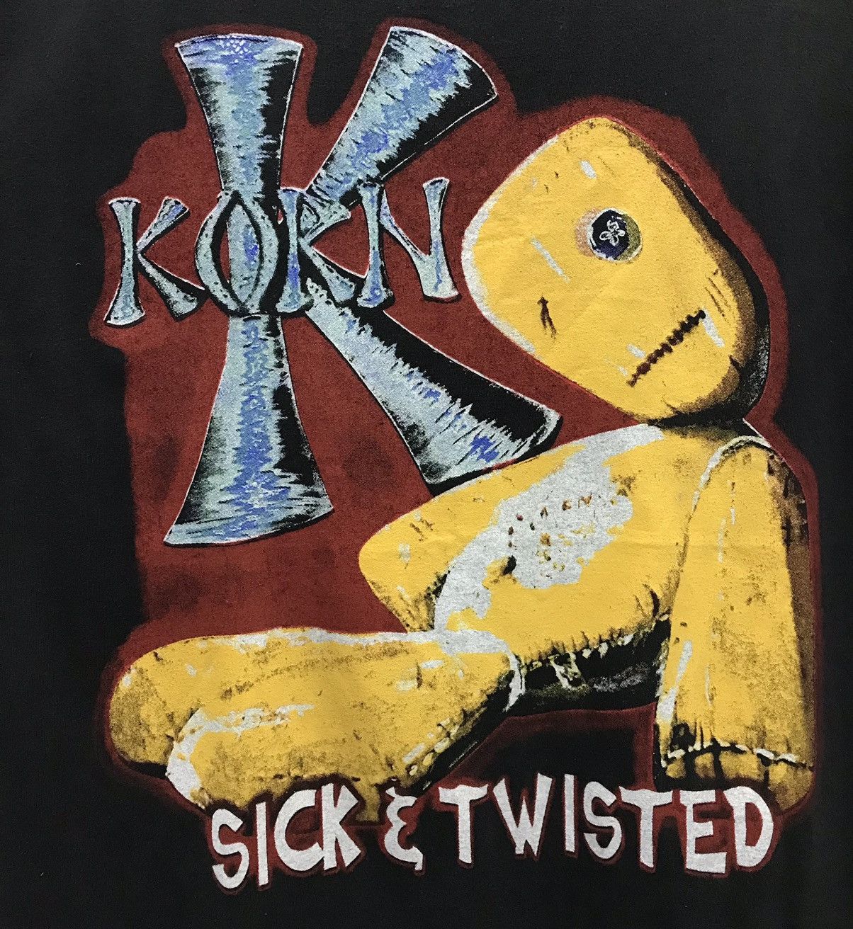 Band Tees Vintage Band Korn Sick&Twisted World Tour 2000 Shirt Size US L / EU 52-54 / 3 - 3 Thumbnail