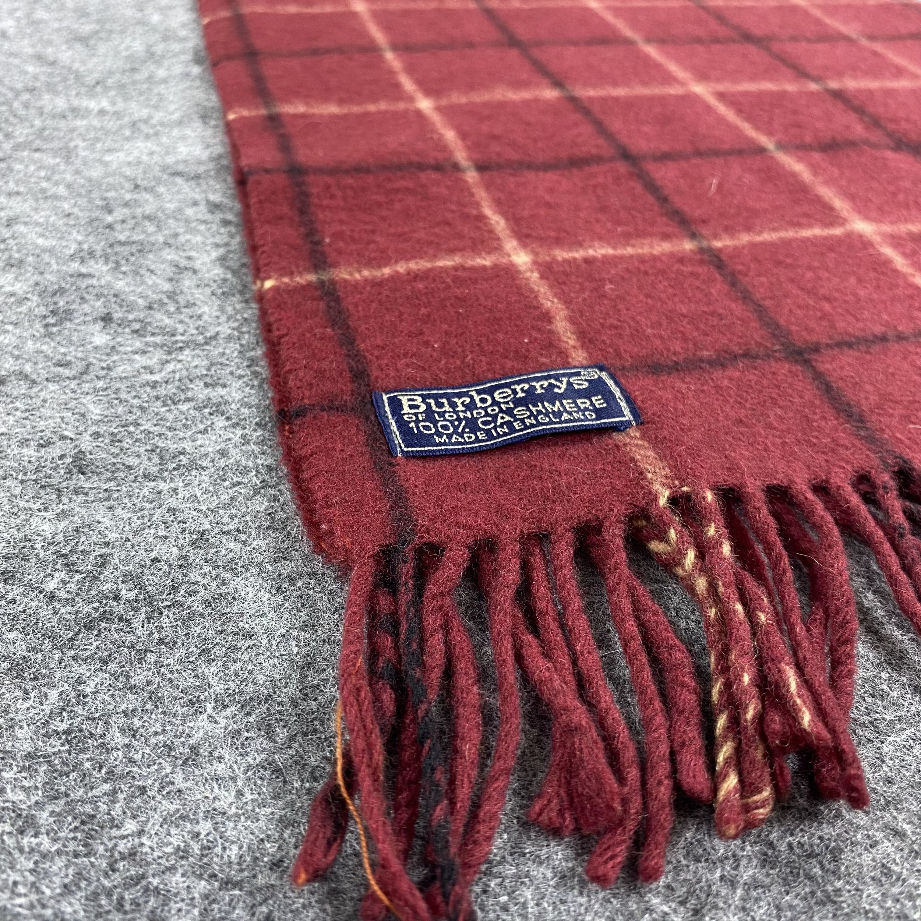 Burberry × Vintage GF10205 Burberry Scarf Neck Wear Muffler Size ONE SIZE - 7 Thumbnail