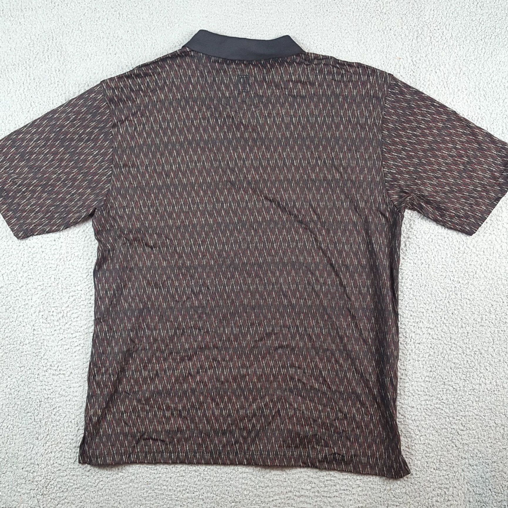 Vintage VINTAGE Teháma Golf Polo Mens XL Argyle Diamond Breathable Collar Shirt Polo Shirt (90s, Preppy, Classic) Size US XL / EU 56 / 4 - 5 Thumbnail