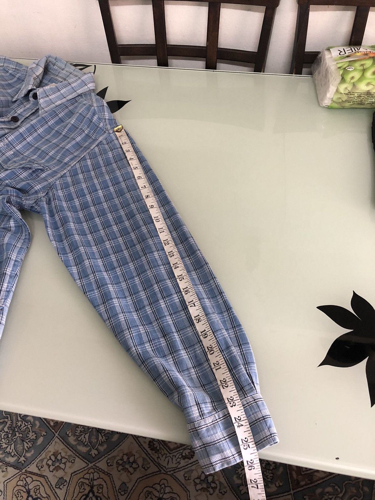 Levi's Vintage Levis Light Blue Flannel Size US L / EU 52-54 / 3 - 20 Thumbnail