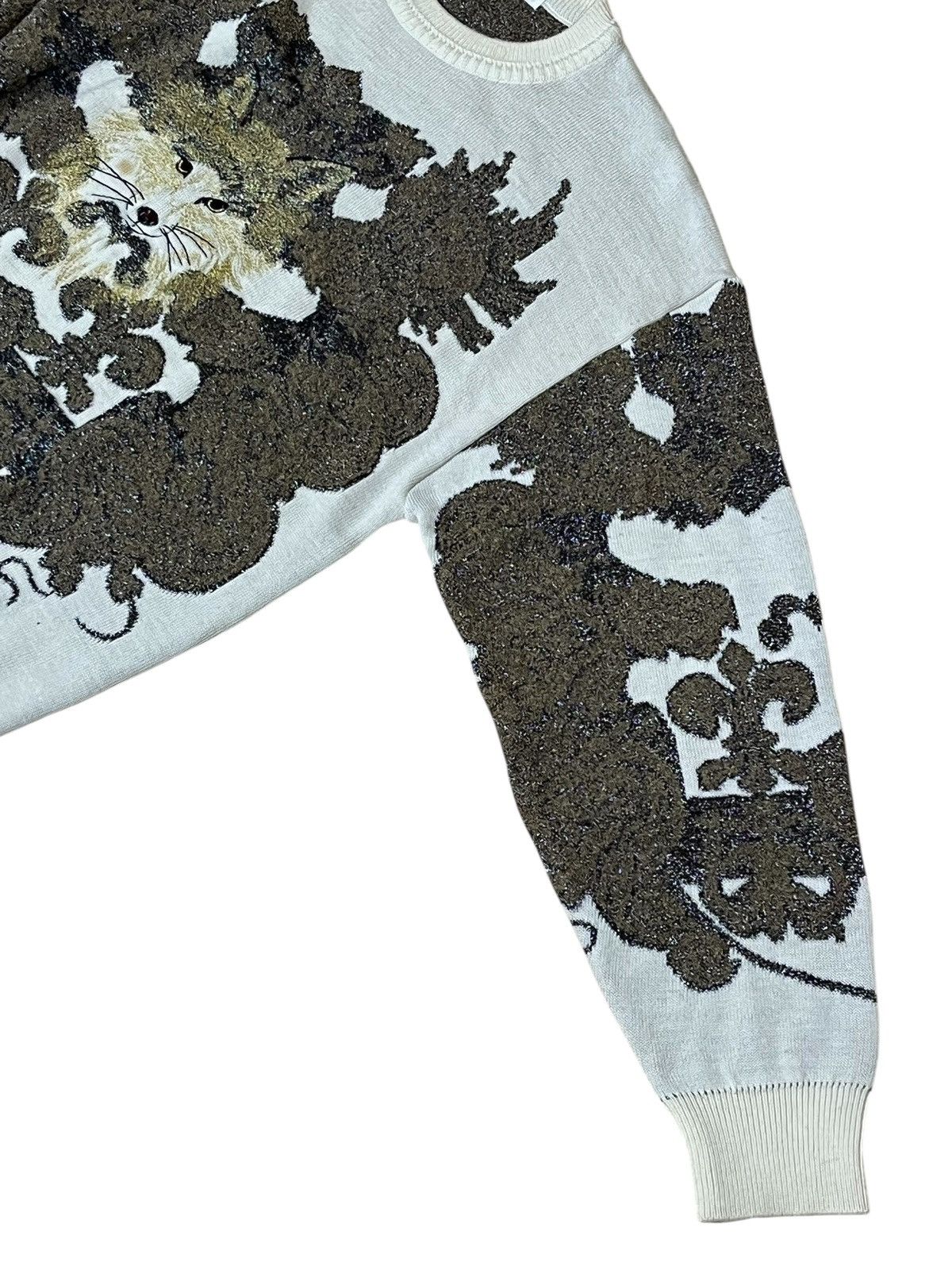 Japanese Brand vintage japanese HOMME LIBRE wolf embroidered knit sweats Size L / US 10 / IT 46 - 8 Thumbnail