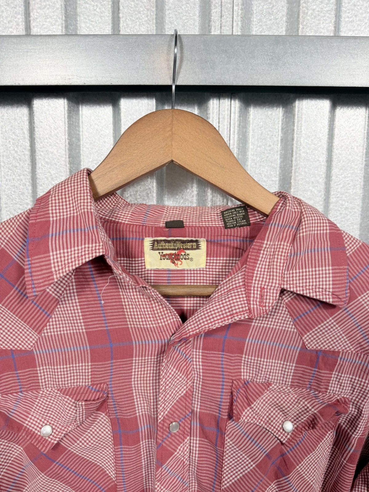 Other Vintage 90s Young Bloods Pearl Snap Western Button Up Shirt Size US L / EU 52-54 / 3 - 7 Thumbnail