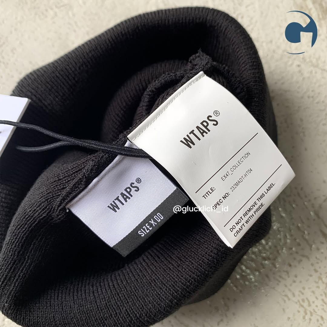Wtaps WTAPS, Beanie 04 in Black Size ONE SIZE - 4 Thumbnail